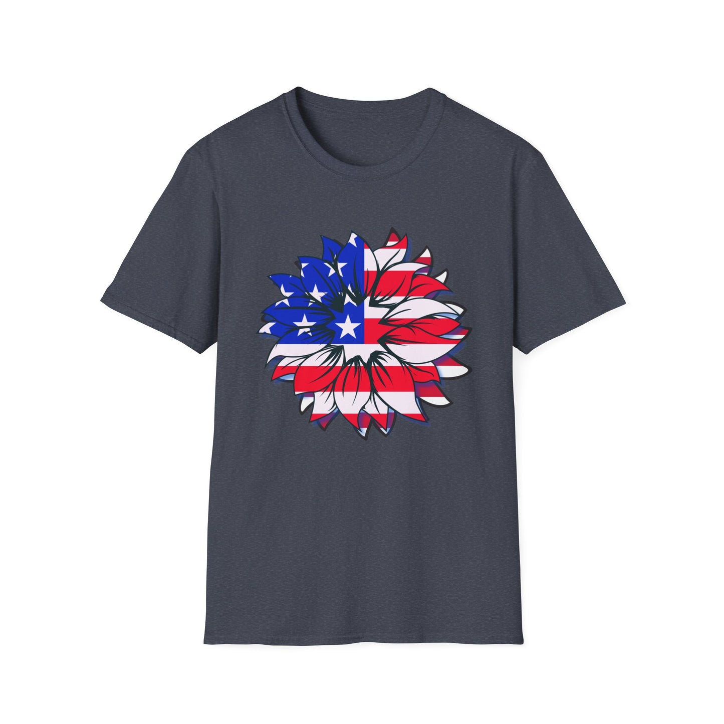 SUNFLOWER US FLAG, Sunflower American Patriot, American History, American Legacy, Patriot Shirt