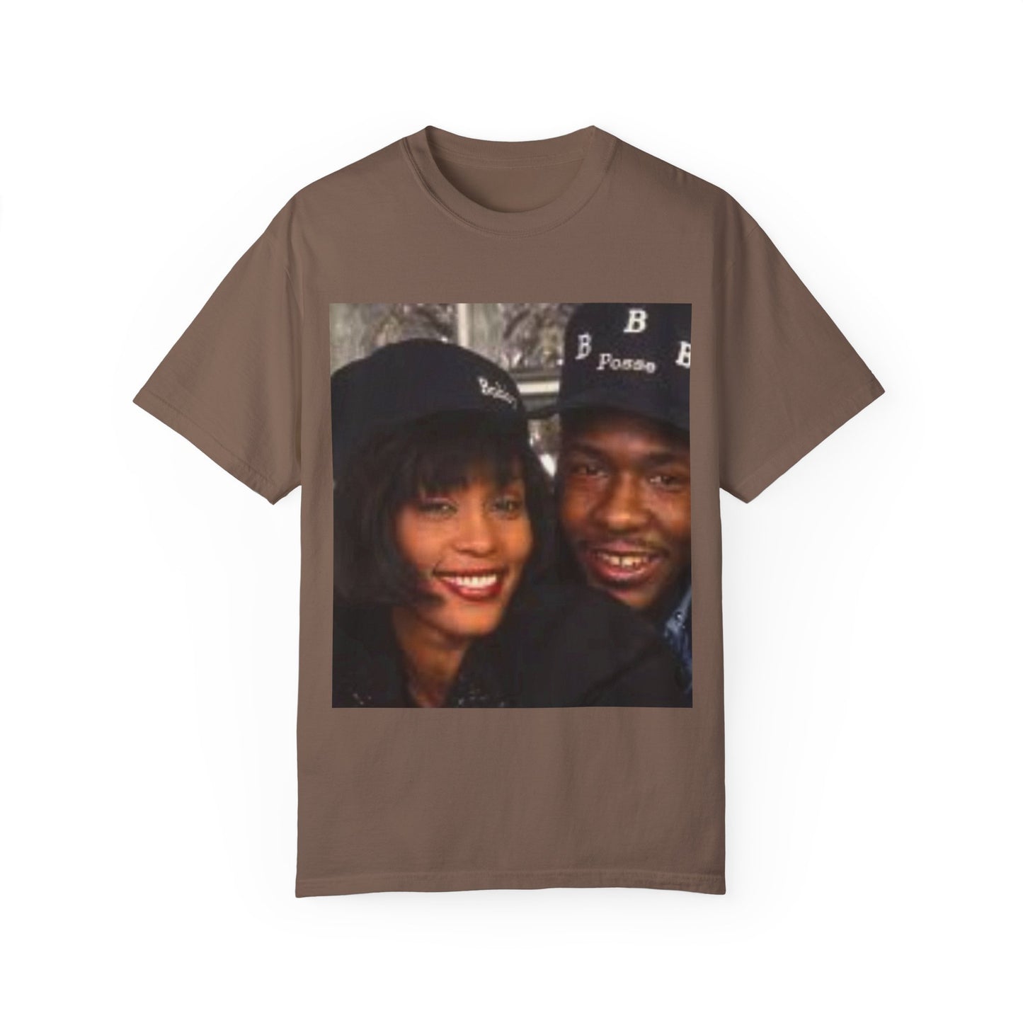 Whitney and Bobby, Bobby and Whitney, Love Story, Hip Hop Love, Unisex Garment-Dyed T-shirt