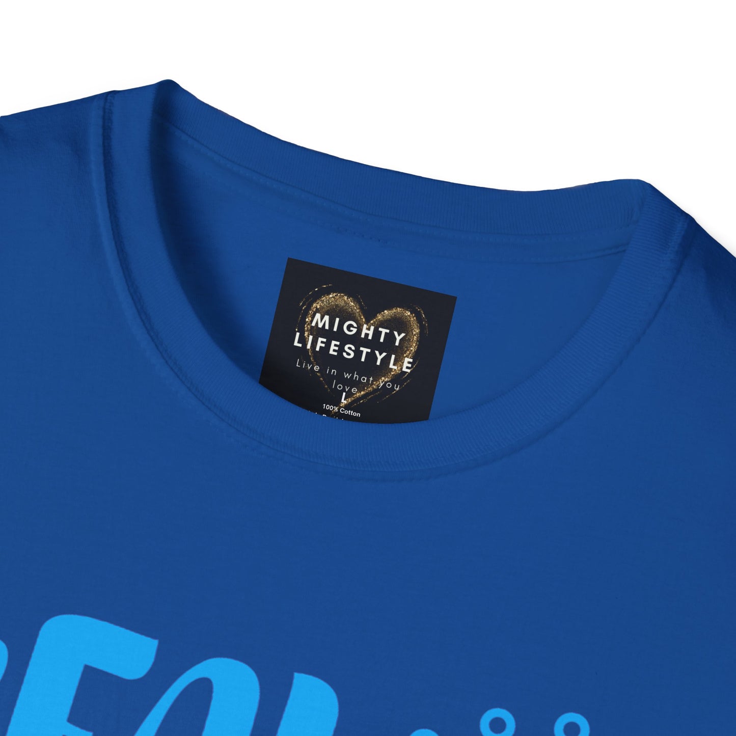 Real Queen  Blue Font | Basketball Shirt | Sports Shirt | Baller Shirt | Mighty Lifestyle |  Softstyle T-Shirt