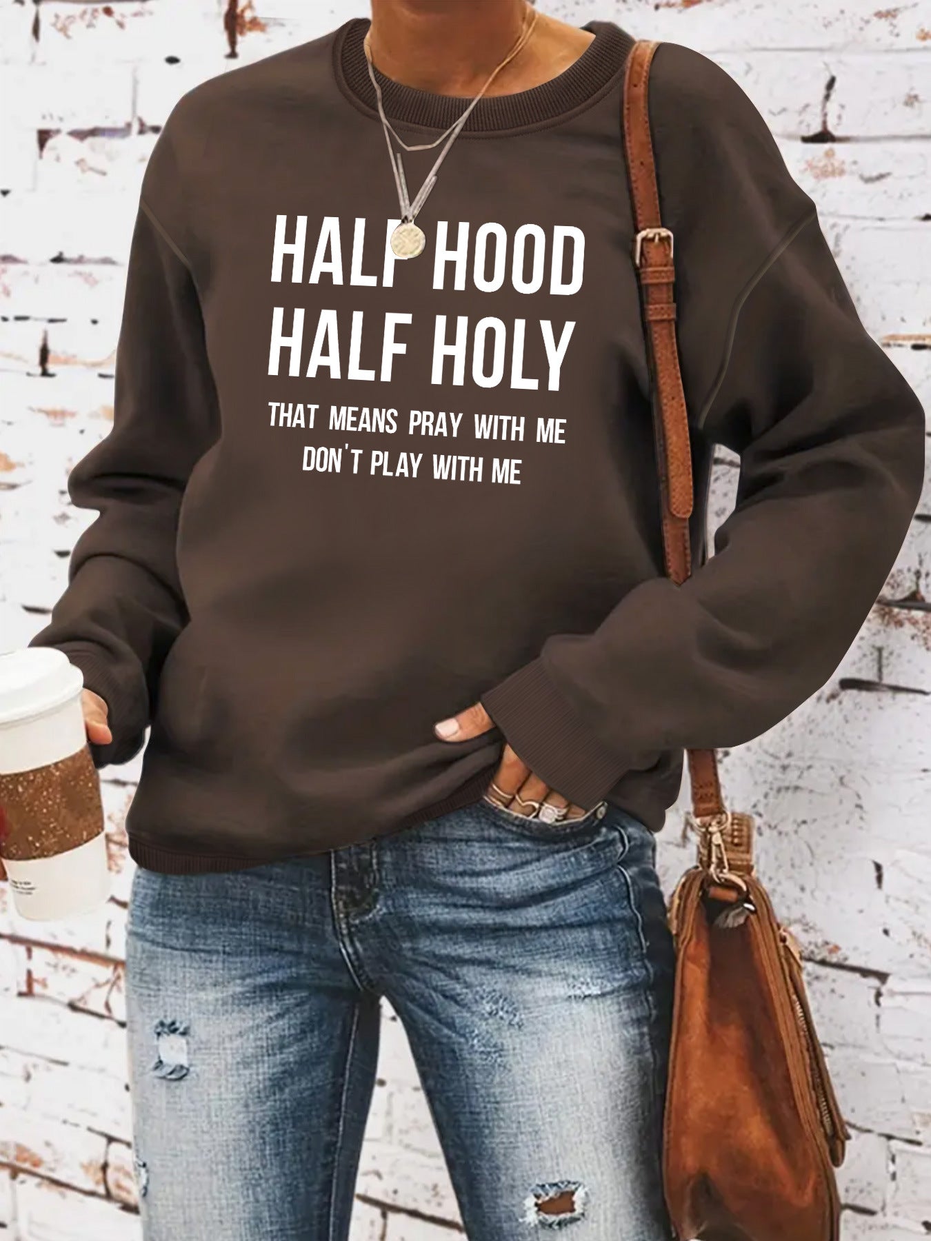 HALF HOOD HALF HOLY hoodie Dont Play With Me