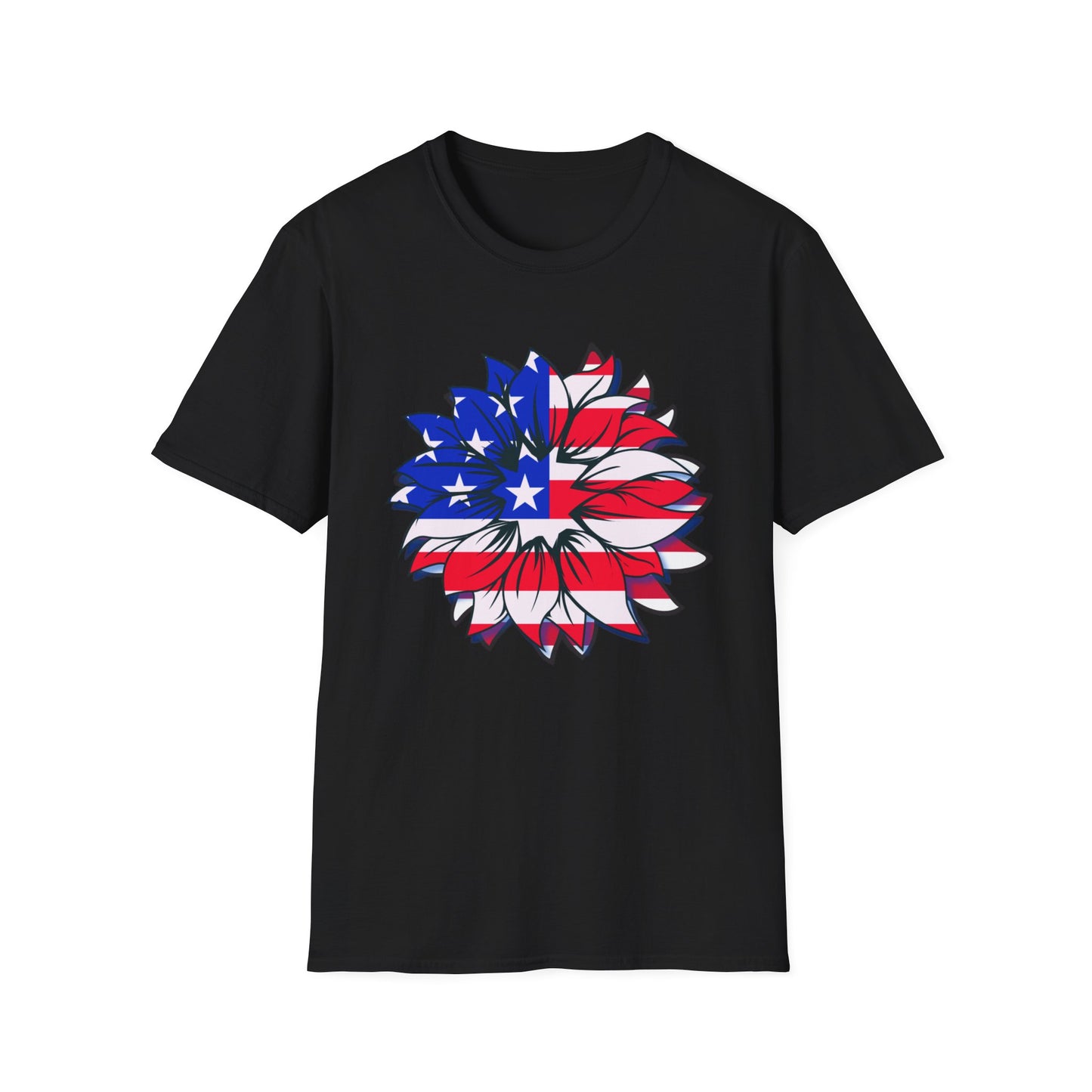 SUNFLOWER US FLAG, Sunflower American Patriot, American History, American Legacy, Patriot Shirt