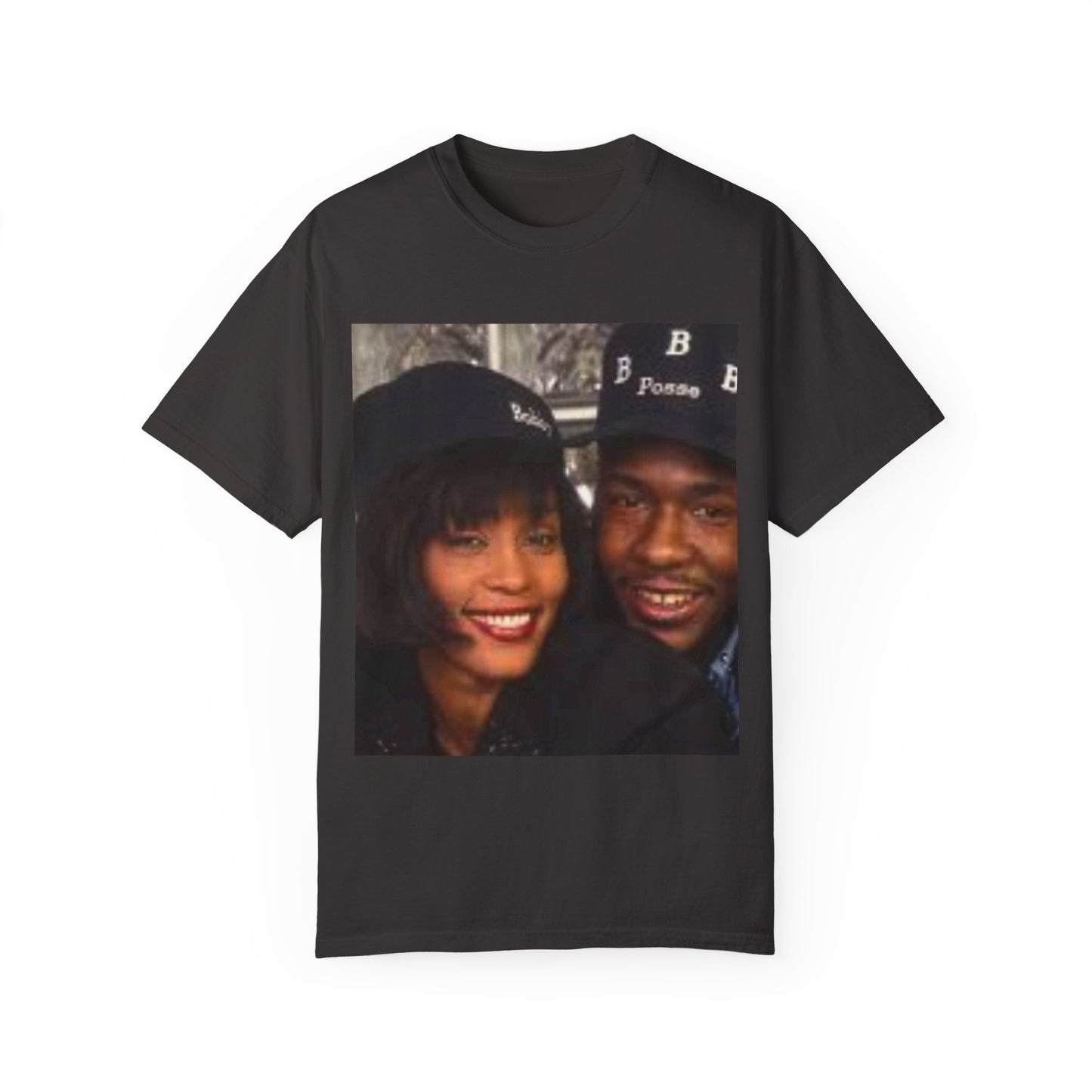 Whitney and Bobby, Bobby and Whitney, Love Story, Hip Hop Love, Unisex Garment-Dyed T-shirt