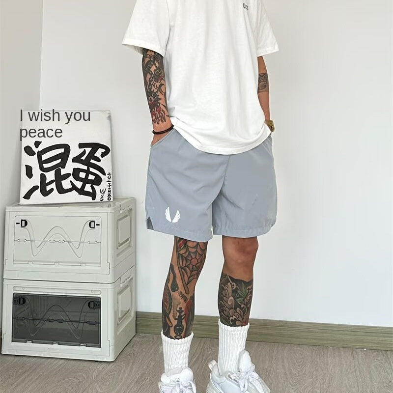 Quick drying breathable sports pants for men's summer training basketball shorts