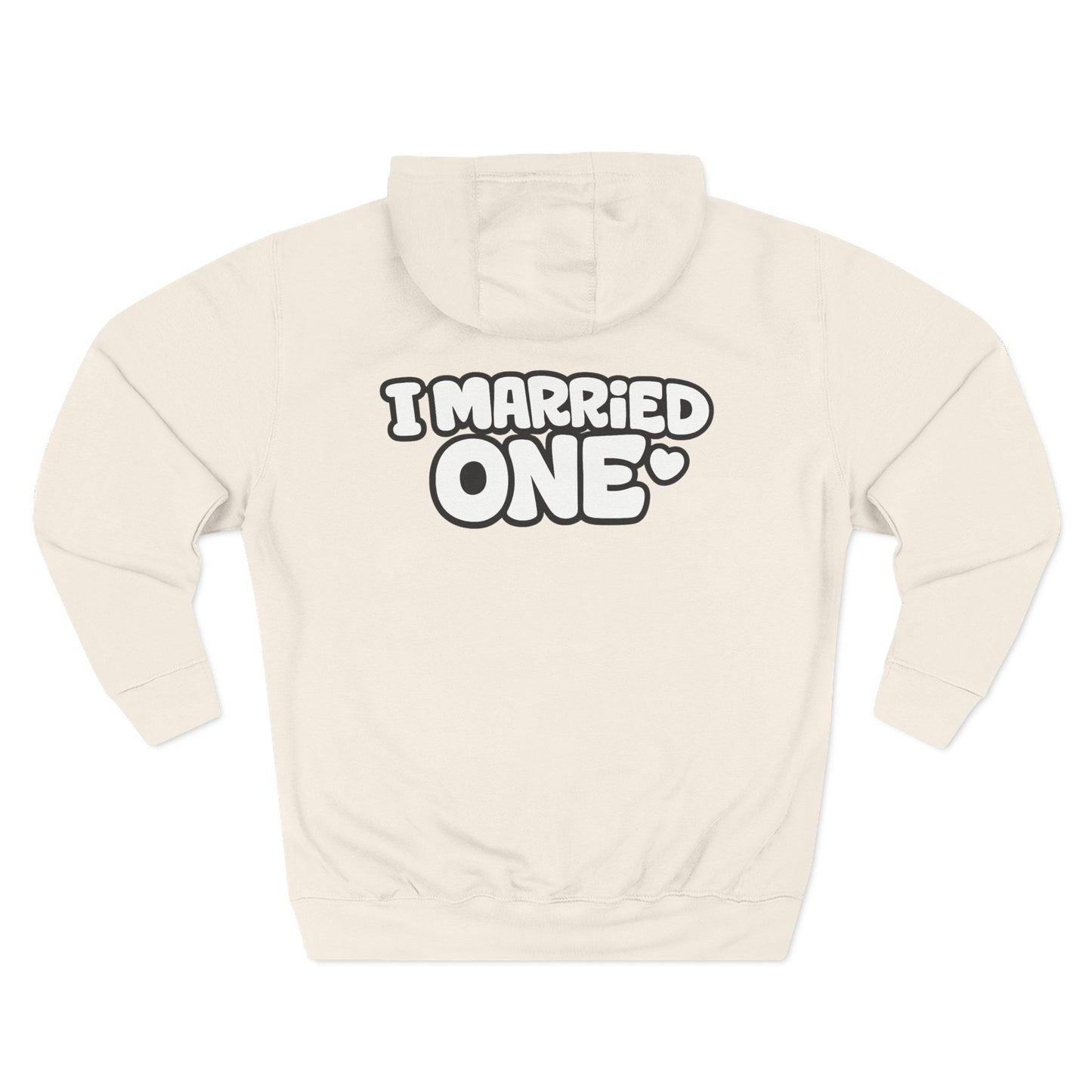 I Love Weird Women Hoodie – Funny Marriage Quote Pullover Cozy Fleece Graphic Hoodie Hoodie - "I Love Weird Women" / "I Married One" Graphic Pullover