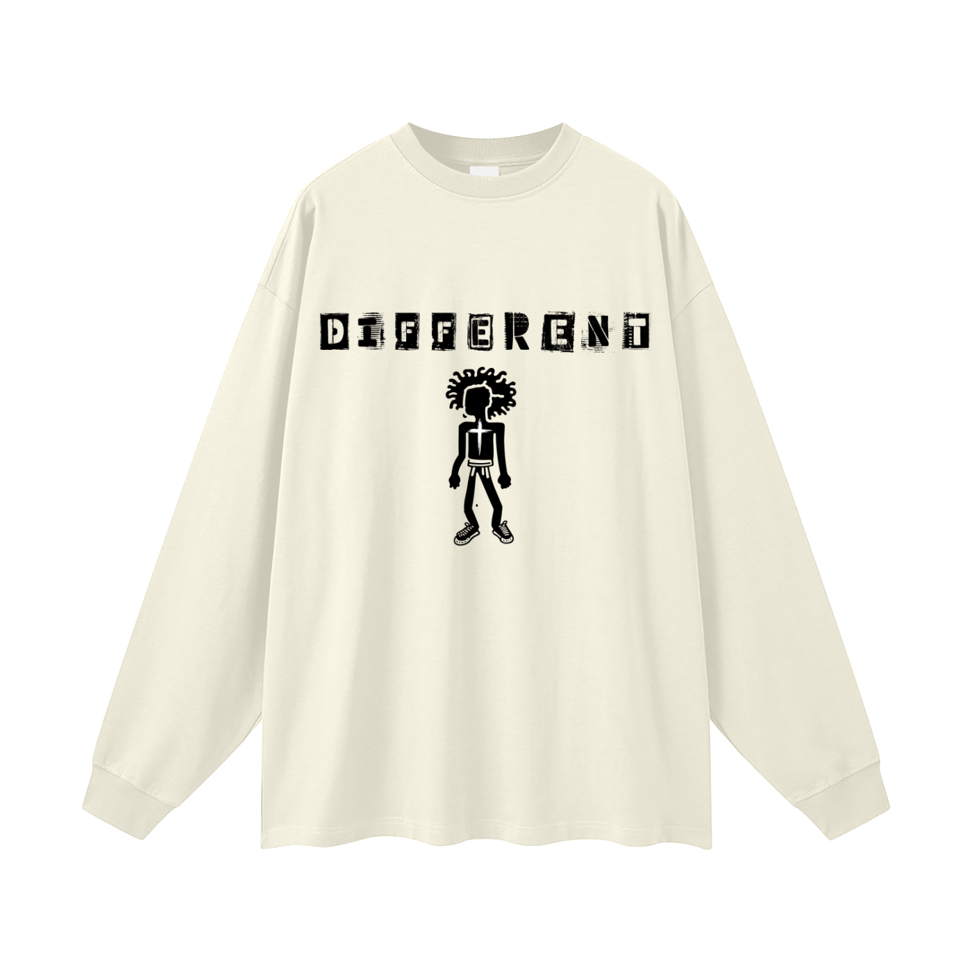 DIFFERENT Graphic Long Sleeve Shirt – Afro Urban Faith Based Streetwear Unisex Tee | Oversized Artsy Cotton Top | Black Art Fashion Shirt
Different Cross Man Oversized Unisex Long Sleeve T-Shirt Faith Based Motivational Shirt Christian Shirt Yeshua Jesus