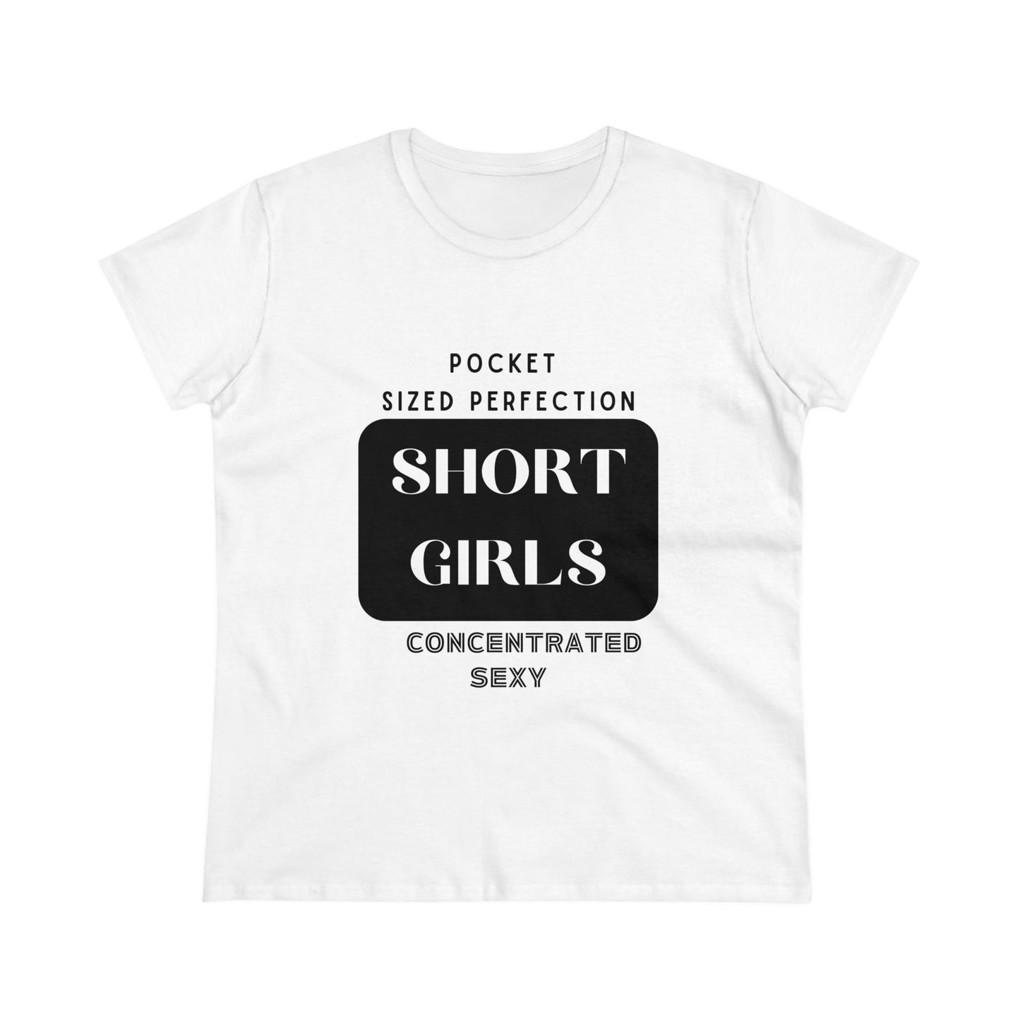 Short Girls Bold Shirt | Women's Midweight Cotton Tee