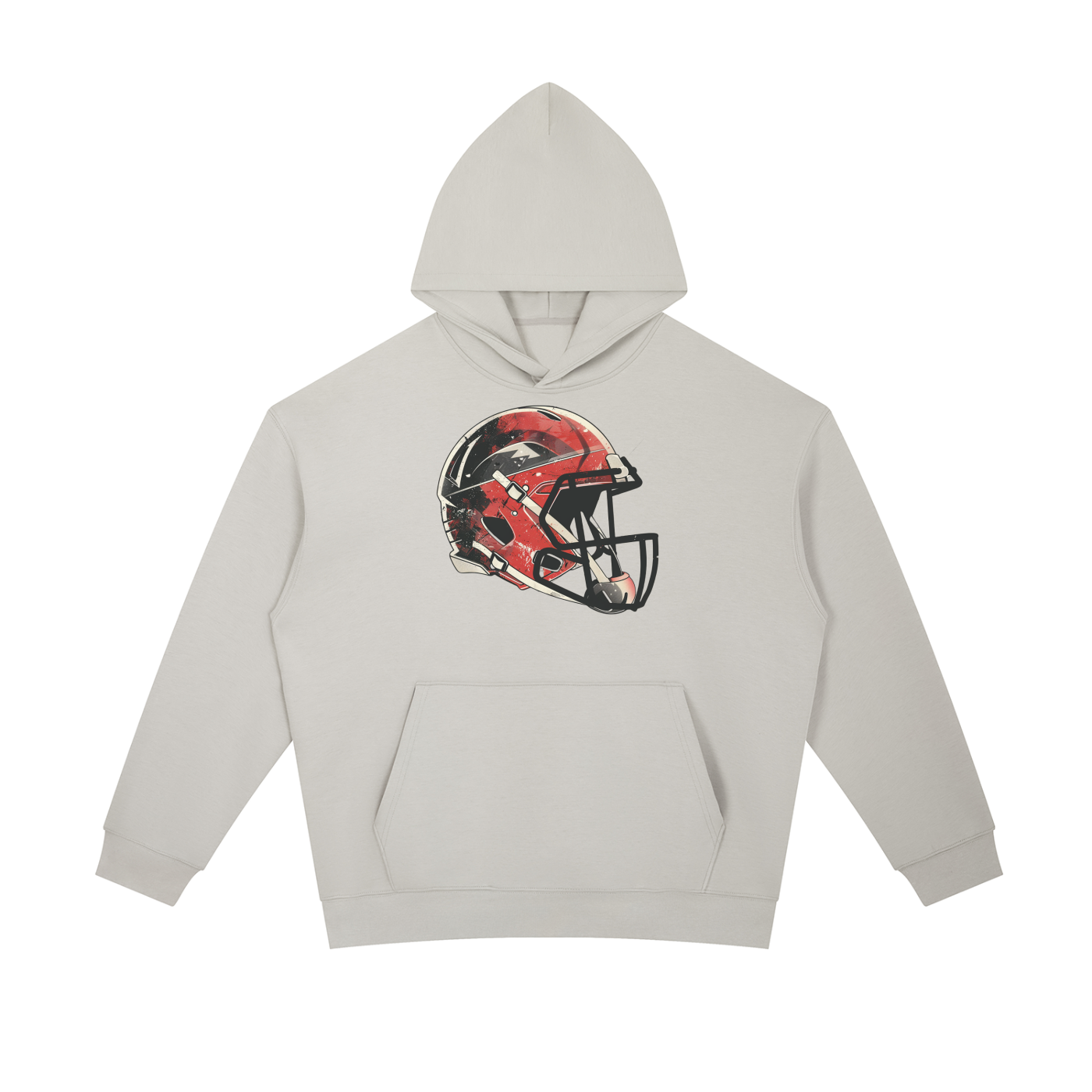Midwest Football Stadium Heavyweight Hoodie – Cold Weather Oversized Fan Sweatshirt for Nebraska, Iowa, Ohio, Minnesota & Midwest States