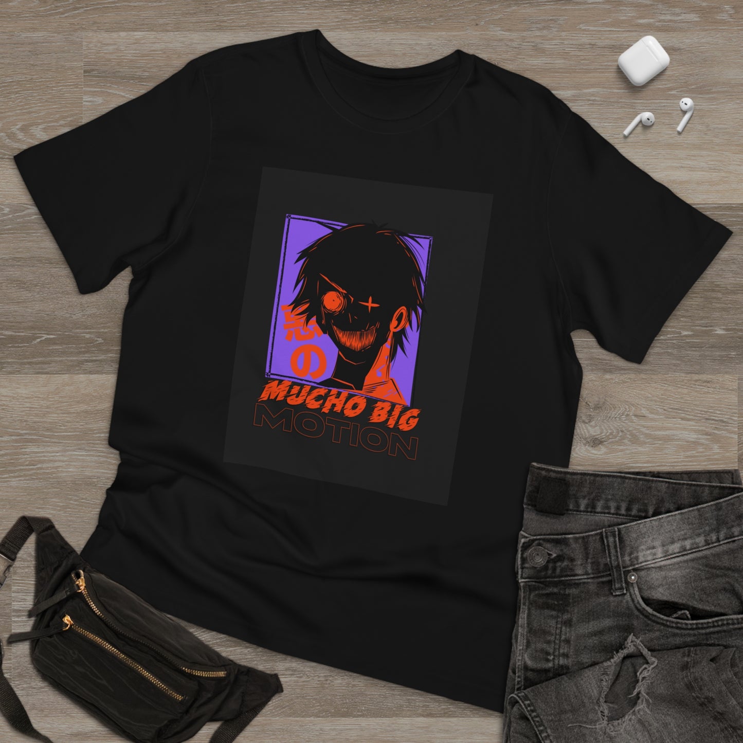 Mucho Big Motion Shirt, Motivation TShirt, Motivation Tee, Anime, Unisex Deluxe T-shirt