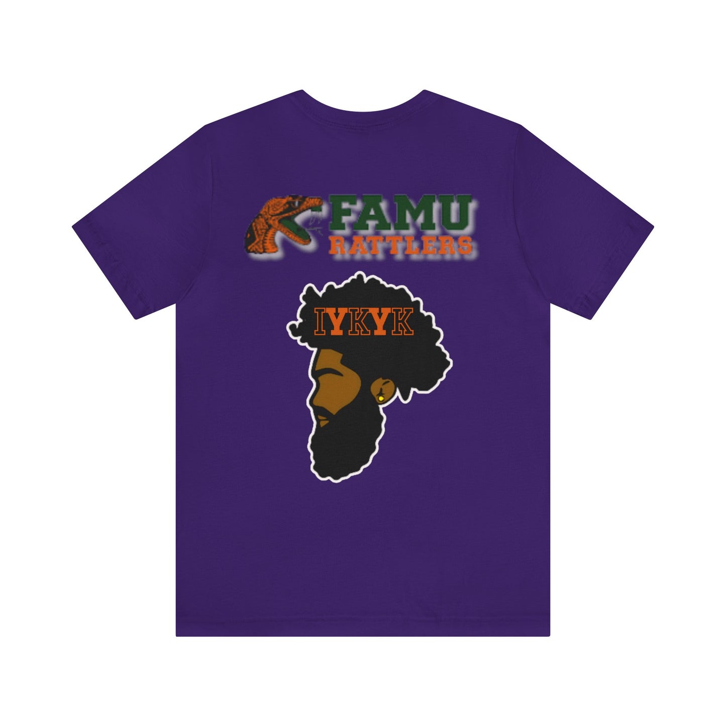 Rattler Shirt Male Afro, FAMU Shirt, FAMU Grad, FAMU Alum, Gift For Rattler, Gift for Rattler Alum