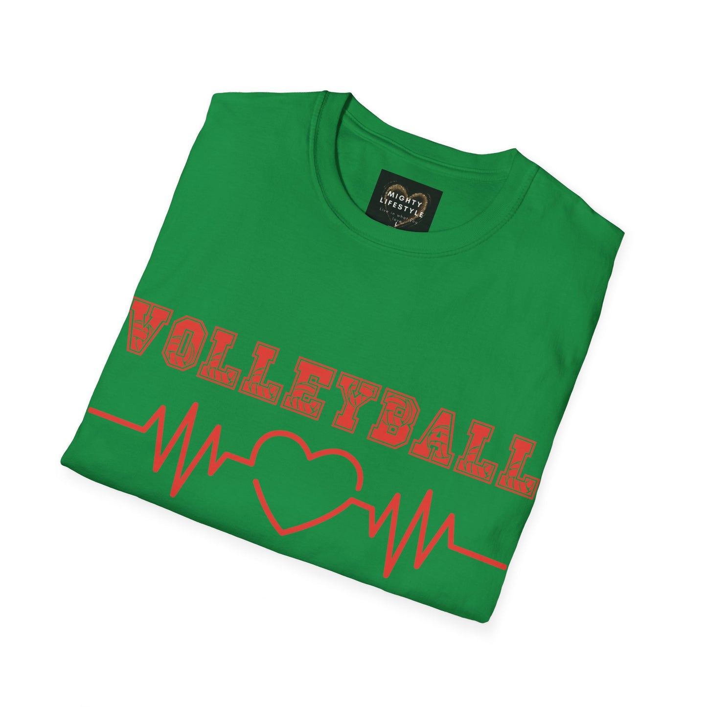 Volleyball Mom  | Volleyball Shirt | Sports Shirt | Baller Shirt | Mighty Lifestyle |  Softstyle T-Shirt