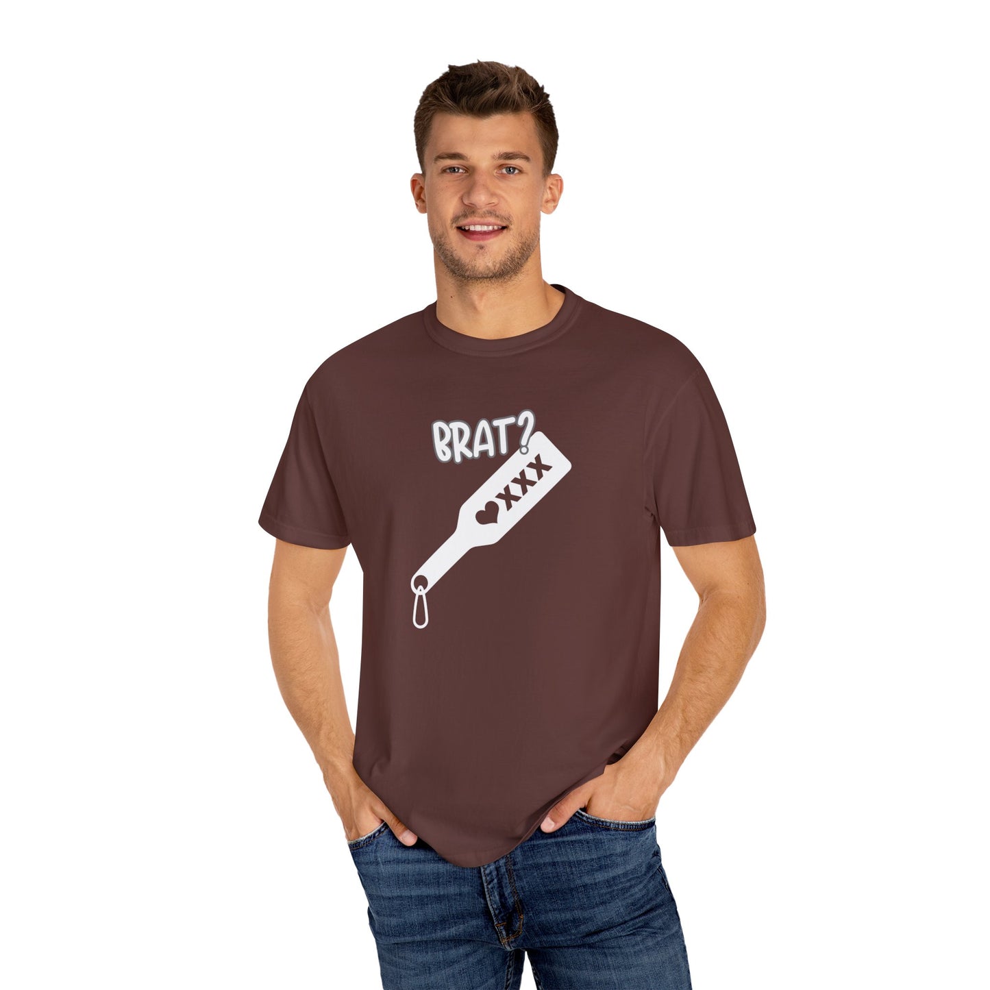 Brat, Brat Shirt, Sub_Dom Tee, Unisex Garment - Dyed T-shirt - Mighty Lifestyle
