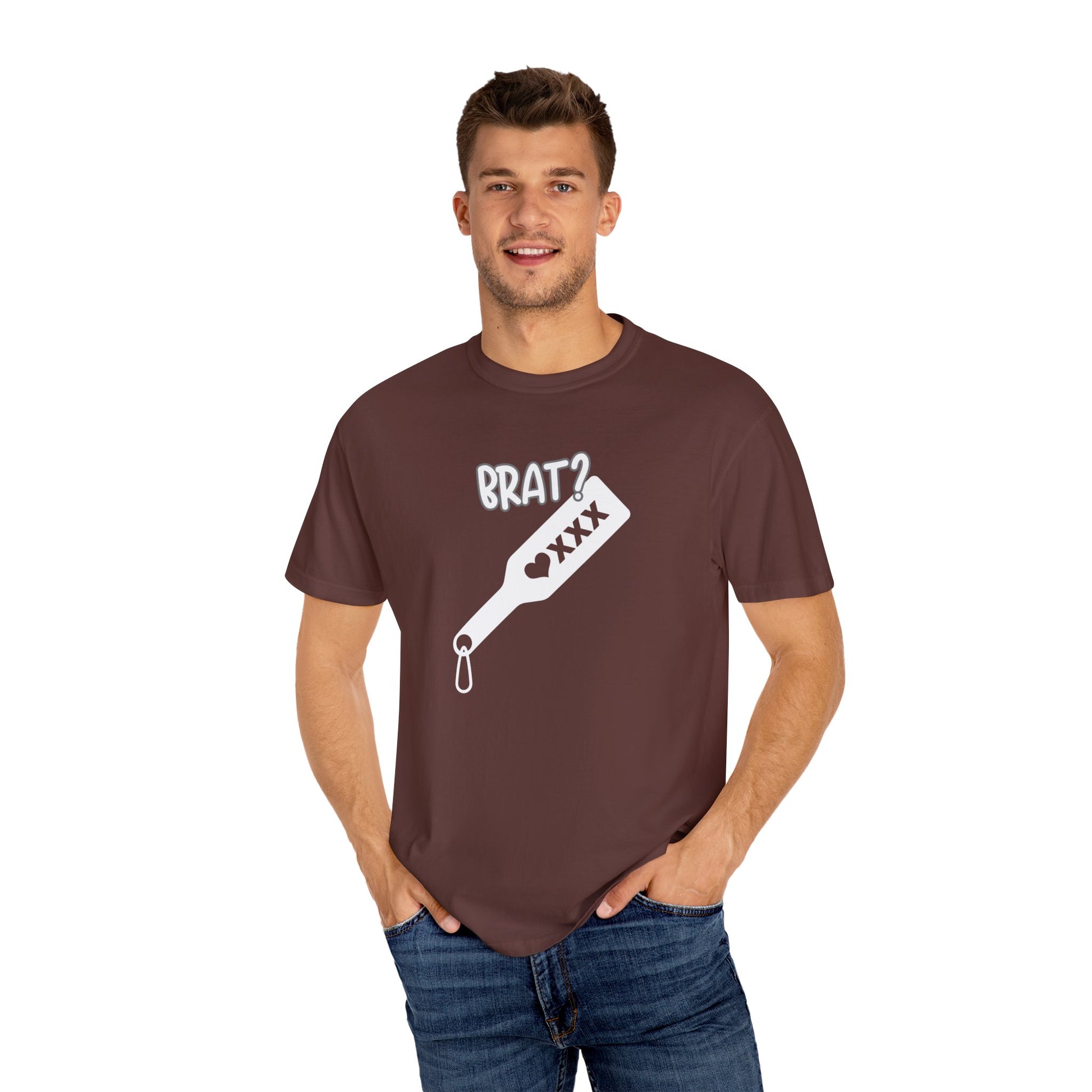 Brat, Brat Shirt, Sub_Dom Tee, Unisex Garment - Dyed T-shirt - Mighty Lifestyle