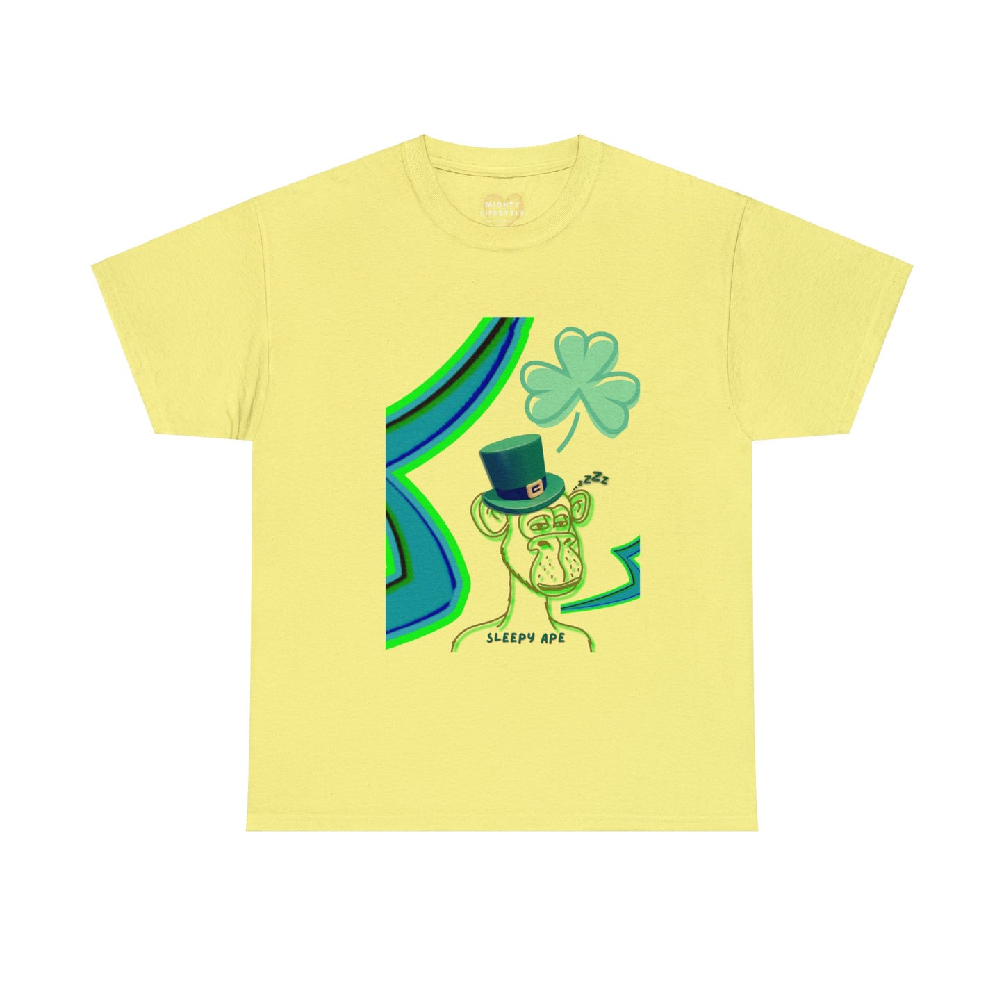 St Patrick's Sleepy Ape Shirt, St Patrick's Day Shirt, Lucky Shirt, Shirt for Spring, Gift for St Patty