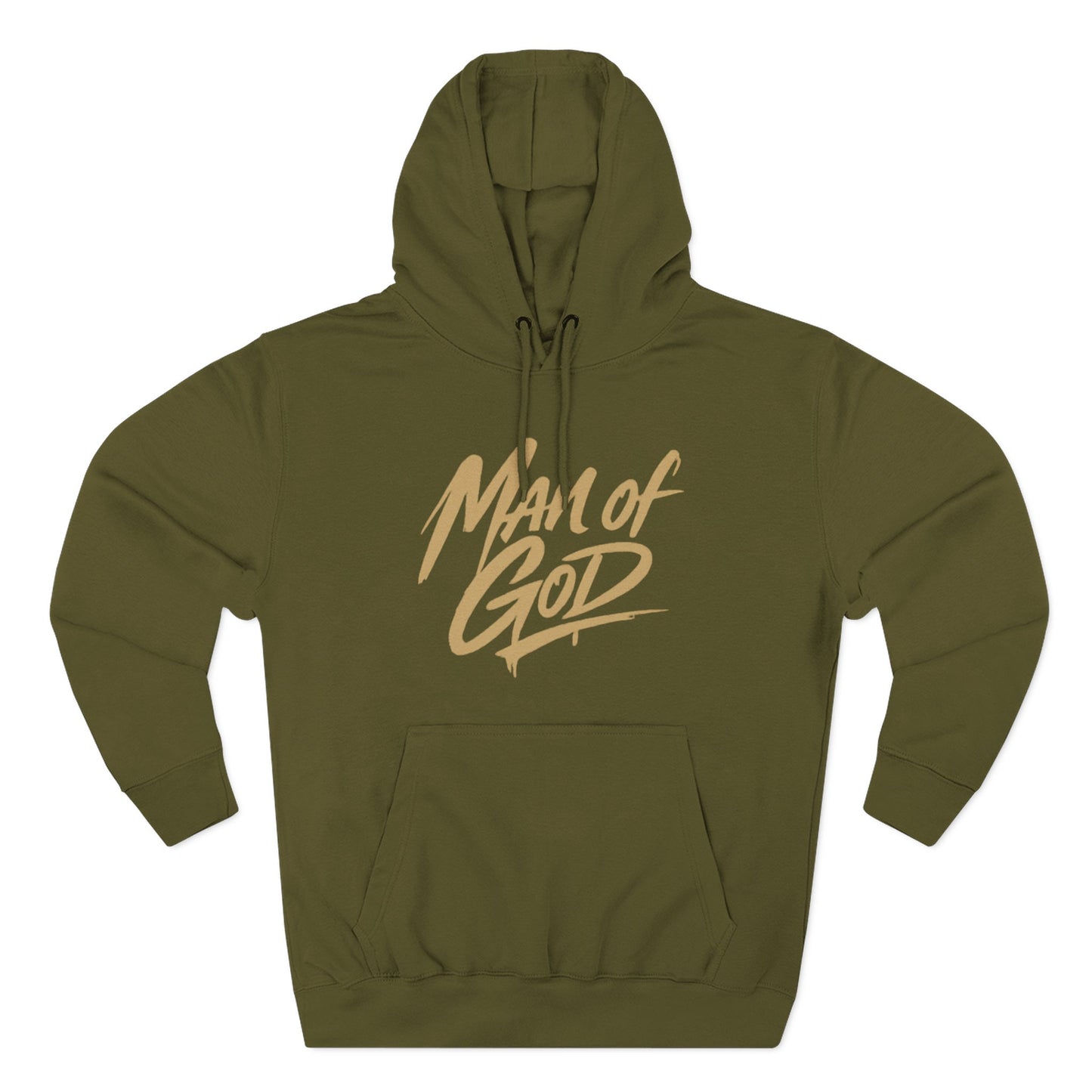 Man of God “Fearfully and Wonderfully Made" Hoodie — Three-Panel Fleece Faith Based Hoodie Christian Hoodie Jesus Hoodie God Hoodie