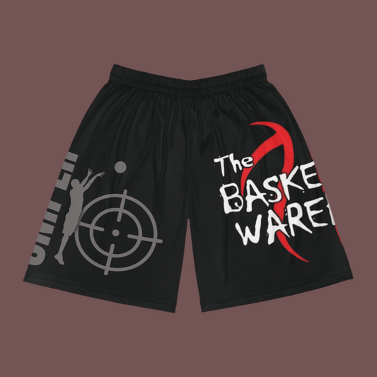 BW Performance Basketball Shorts - Sniper & House Design for Hoopers