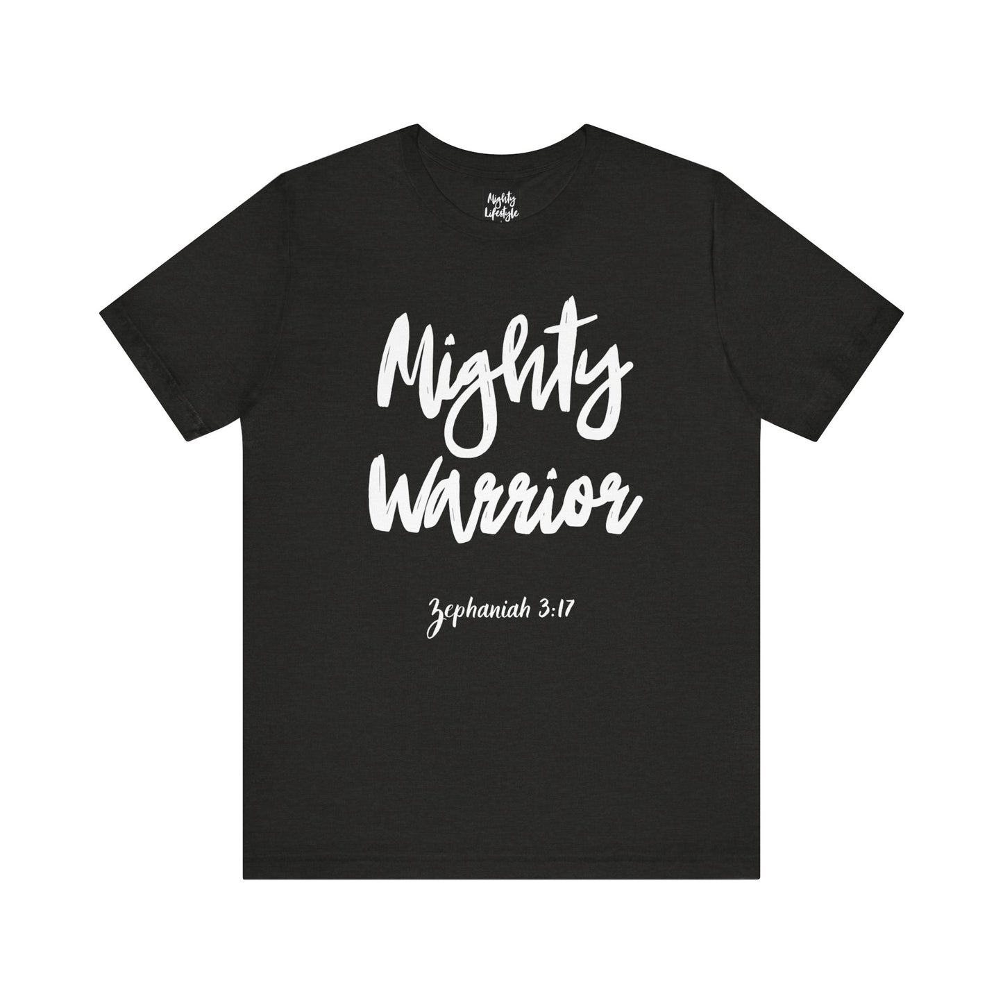 ML - Mighty Warrior Tee - Unisex Jersey T-Shirt, Inspirational Apparel, Faith-Based Gift, Christian Shirt, Casual Wear