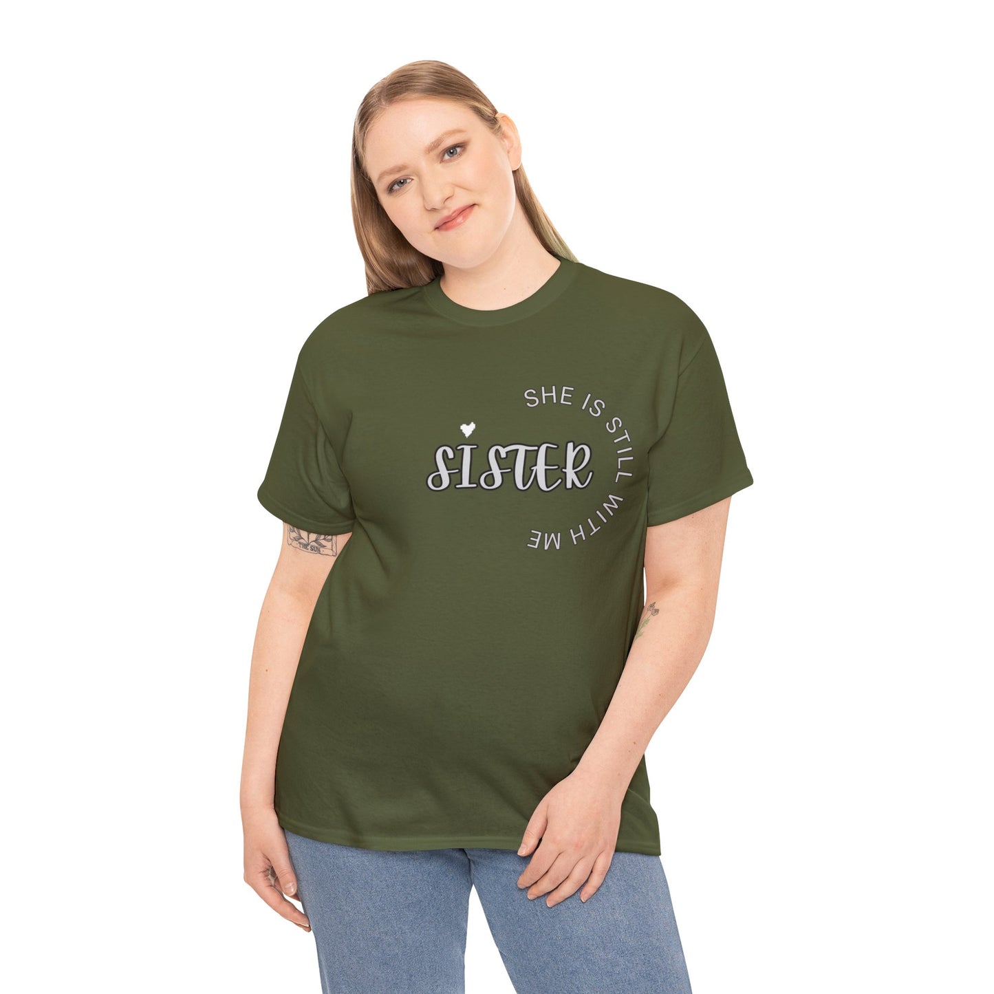 SISTER IN HEAVEN, Honor a deceased sister, Remember a sister, Shirt for someone that misses their sister, Sister