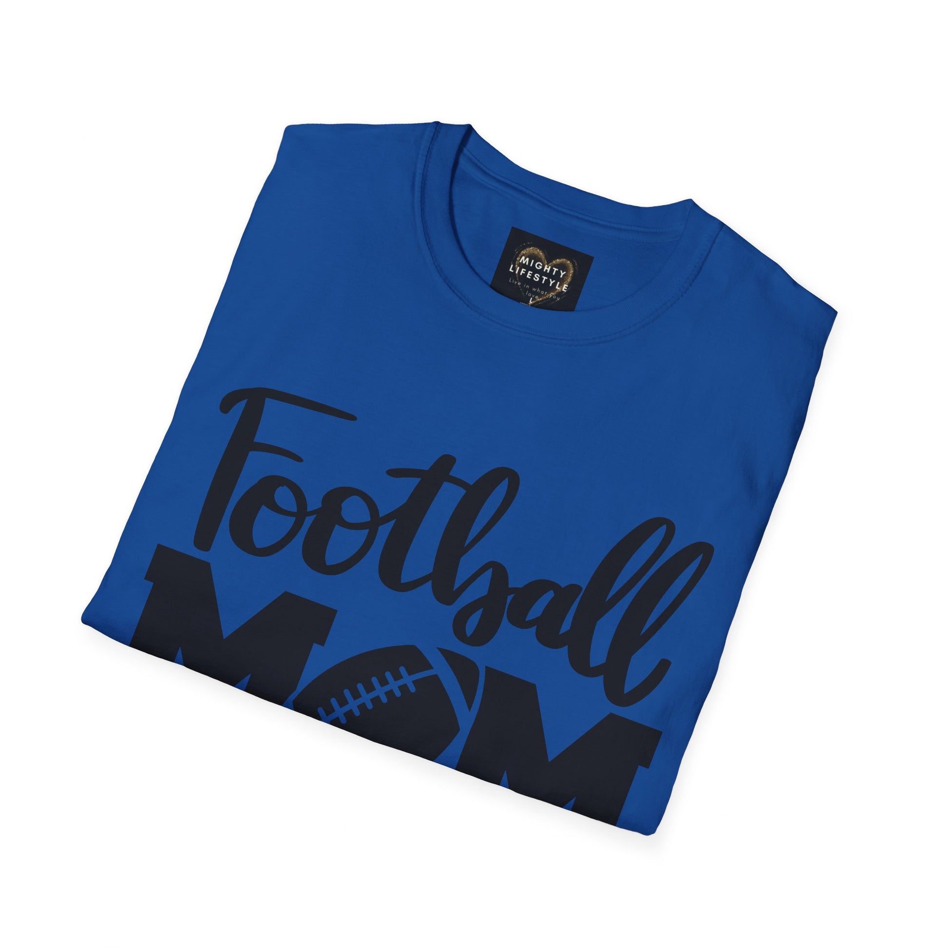 Football Mom Fan Shirt | Tackle and Flag Football Shirt | Sports Shirt | Football Player Shirt | Mighty Lifestyle | Softstyle T-Shirt - Mighty Lifestyle