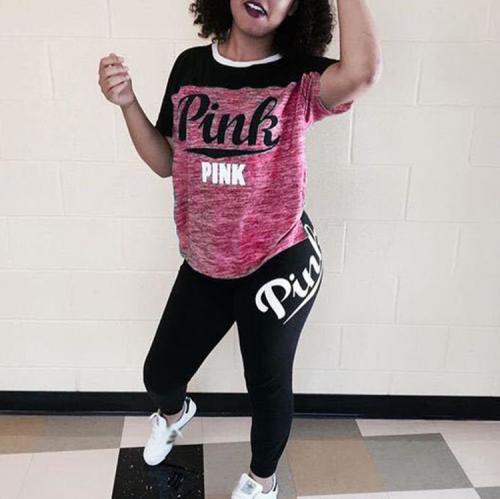 Pink Casual Set | Women’s Two-Piece Lounge Set – Breathable, Lightweight, and Effortlessly Chic