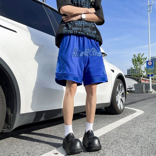 Loose Breathable basketball shorts five point men's loose and versatile casual pants