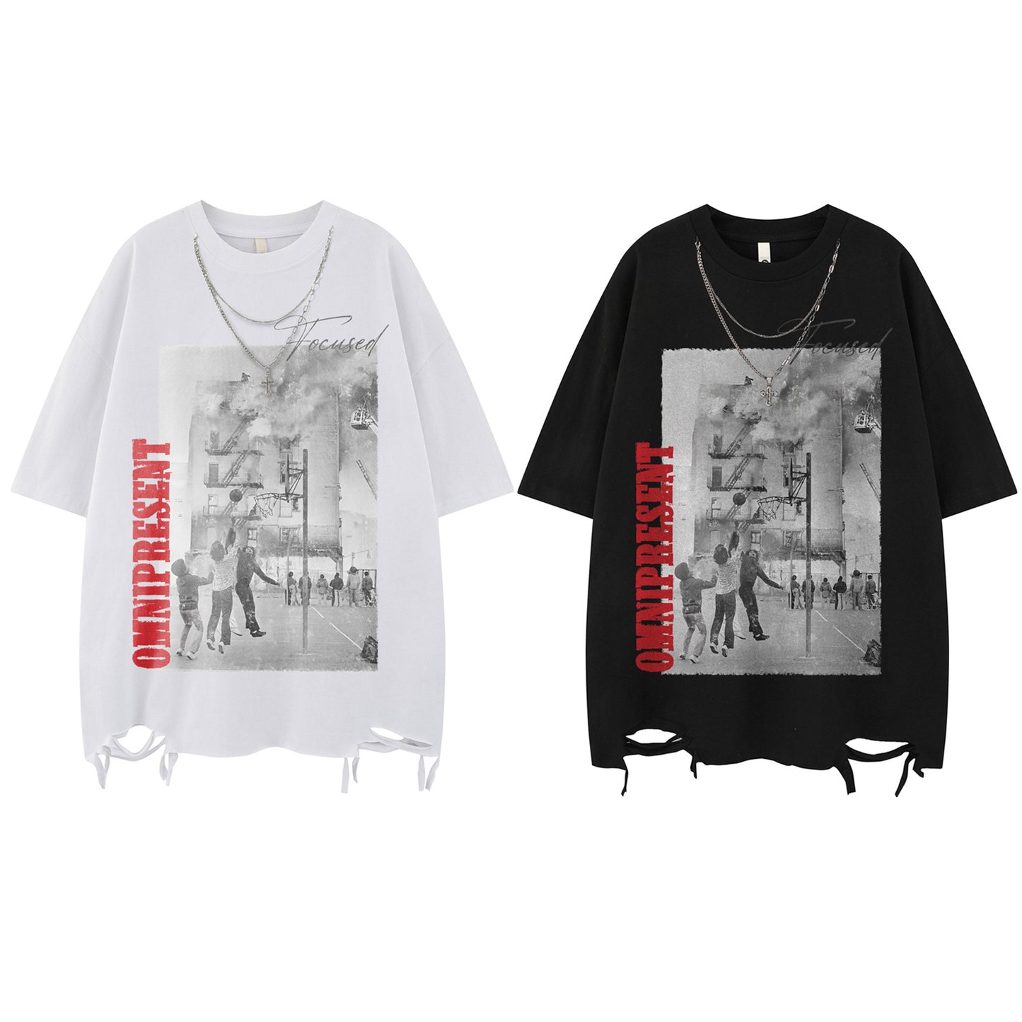 Basketball Boy Graphic T-Shirt for Men – Retro Streetwear Oversized Tee for Hoopers | Casual Summer Loose Fit Cotton Top | Basketball Player Style Graphic Shirt Basketball Boy  Decorated Design Short Sleeve T-Shirt Men's Street Loose Casual Top