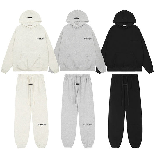 Premium Oversized Hoodie and Sweatpants Set for Men – Double Thread Cotton Streetwear Essentials
Hooded hoodie and sweats set double thread ESSENTIALS
