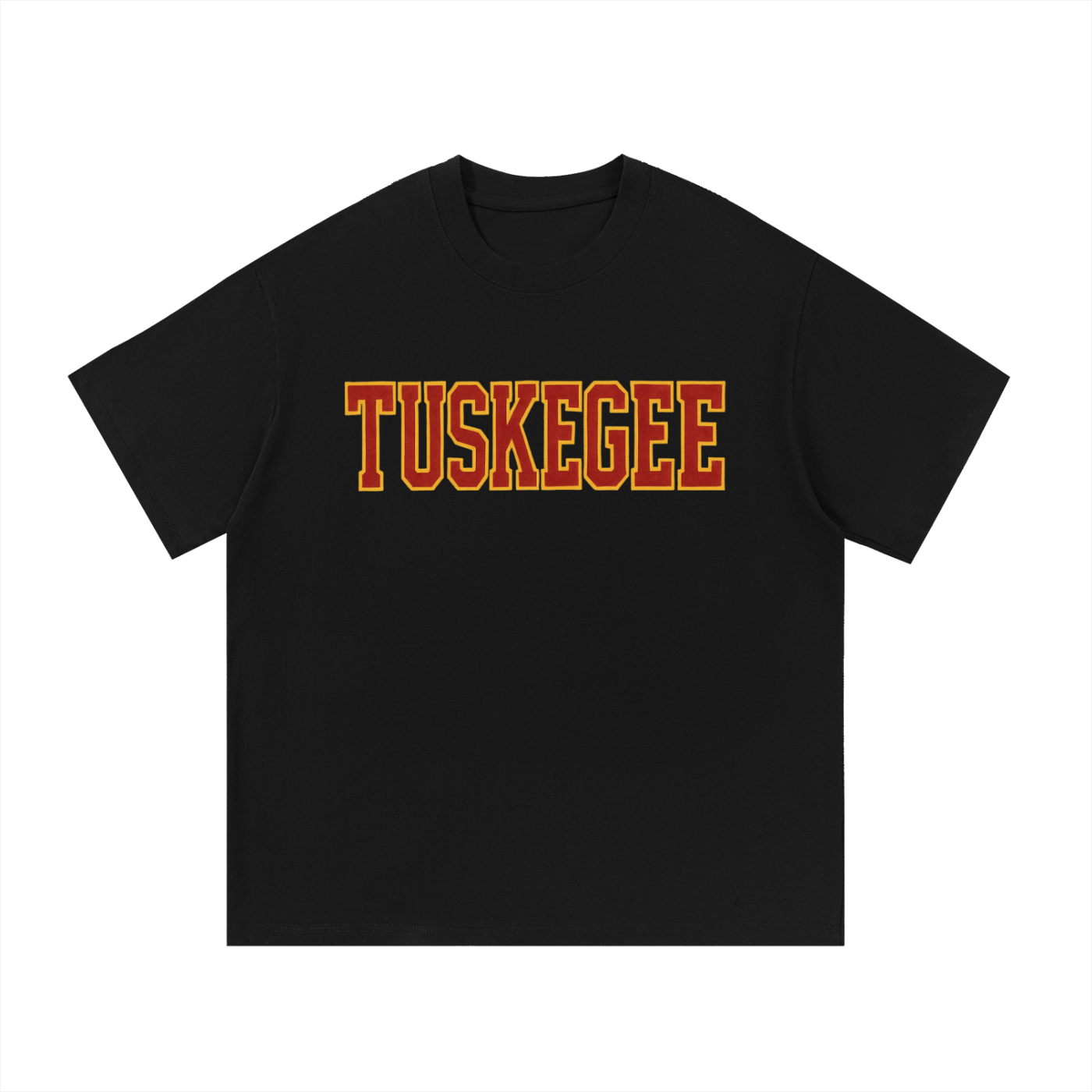 Tuskegee HBCU Essential Cotton T-Shirt – Crimson & Gold College Spirit Tee – Unisex Heavyweight 100% Cotton Tuskegee HBCU Shirt Essential Cotton T-Shirt