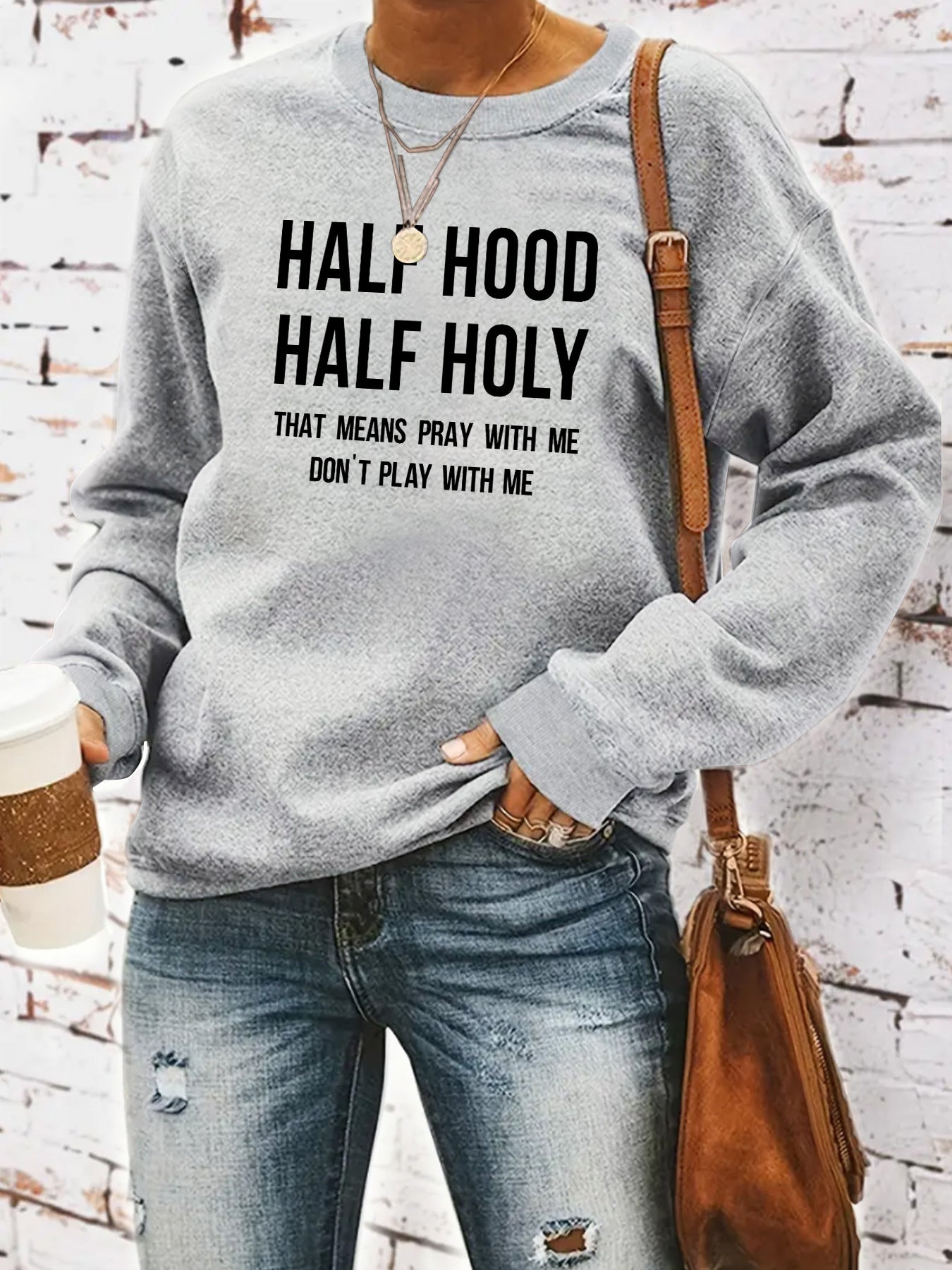 HALF HOOD HALF HOLY hoodie Dont Play With Me
