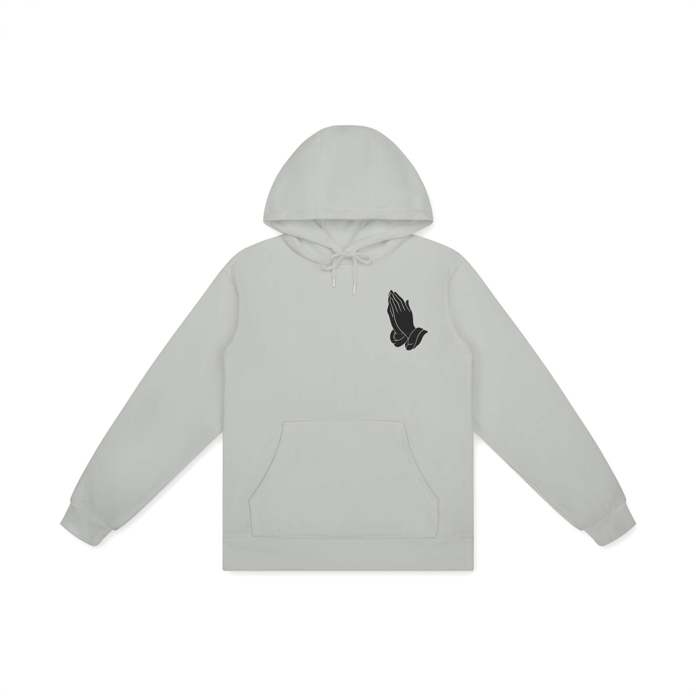 Three Cross Prayer Hands Triple Cross Prayer Hands Faith-Based Unisex Basic 100% Cotton Hoodie Christian Apparel