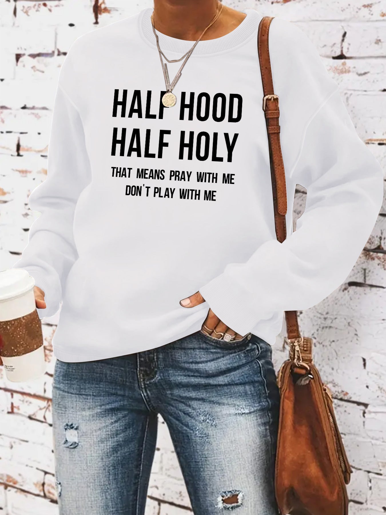 HALF HOOD HALF HOLY hoodie Dont Play With Me