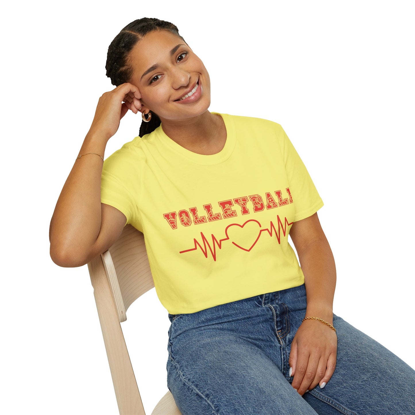 Volleyball Mom  | Volleyball Shirt | Sports Shirt | Baller Shirt | Mighty Lifestyle |  Softstyle T-Shirt