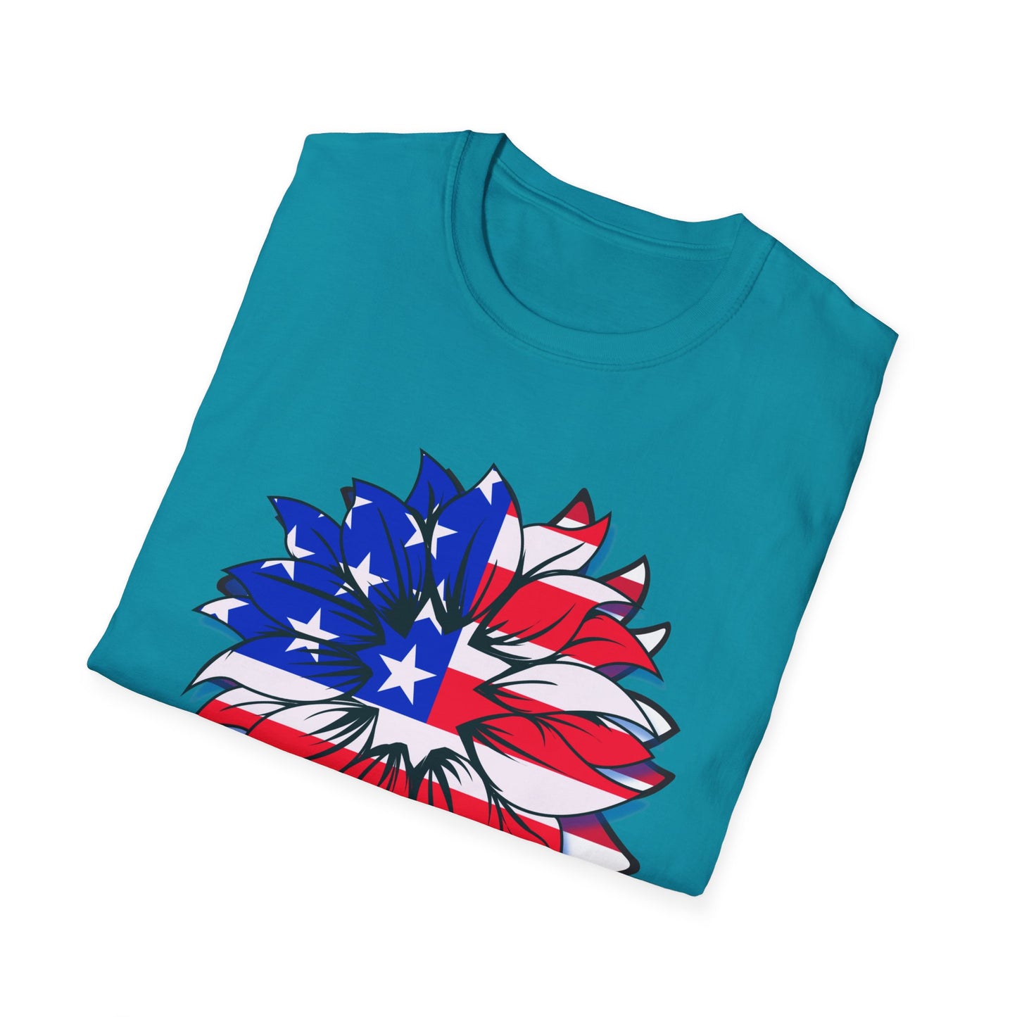 SUNFLOWER US FLAG, Sunflower American Patriot, American History, American Legacy, Patriot Shirt