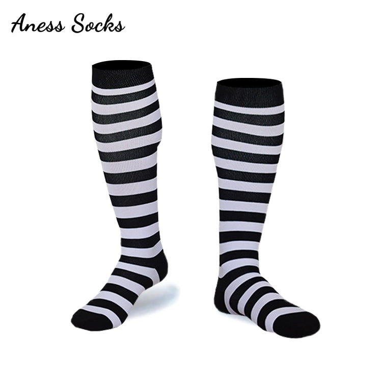 Healthy Calf Compression Socks for Men & Women – Breathable Nylon Silk Stovepipe Sports Socks for Running, Cycling, and Everyday Support