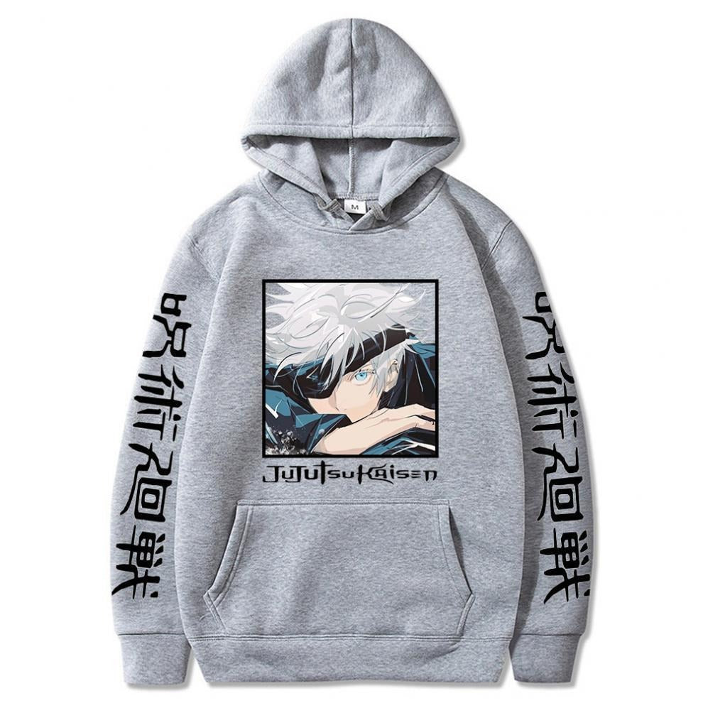 Anime Hoodie, Japanese anime spell battle, Gojo Goku, new student creative hoodie Gojo Satoru & Suguru Geto Jujutsu Kaisen Hoodie – Anime Spell Battle Graphic Hoodie | Unisex Streetwear Pullover for Fall & Winter | Mighty Lifestyle
