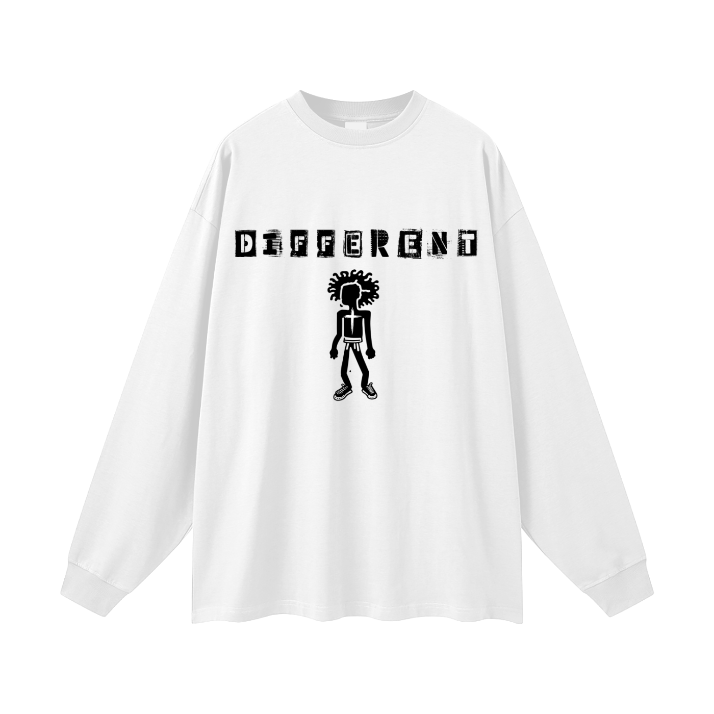 DIFFERENT Graphic Long Sleeve Shirt – Afro Urban Faith Based Streetwear Unisex Tee | Oversized Artsy Cotton Top | Black Art Fashion Shirt
Different Cross Man Oversized Unisex Long Sleeve T-Shirt Faith Based Motivational Shirt Christian Shirt Yeshua Jesus