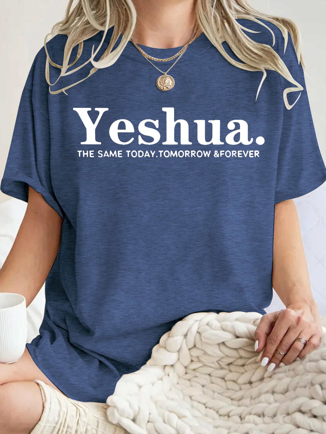 Short sleeved Yeshua print