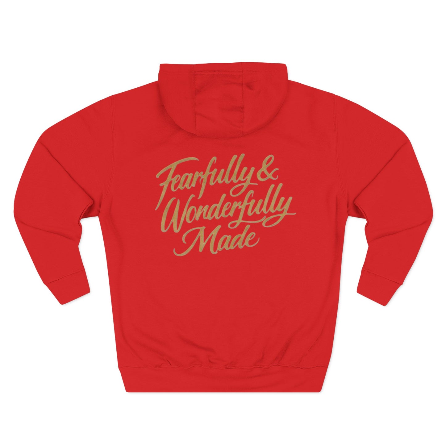 Woman of God "Fearfully and Wonderfully Made" Fleece Hoodie Faith Based Hoodie Christian Hoodie