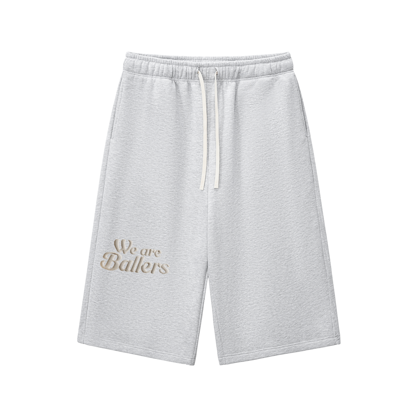 We Are Ballers Relaxed Drawstring Three-quarter Sweatpants