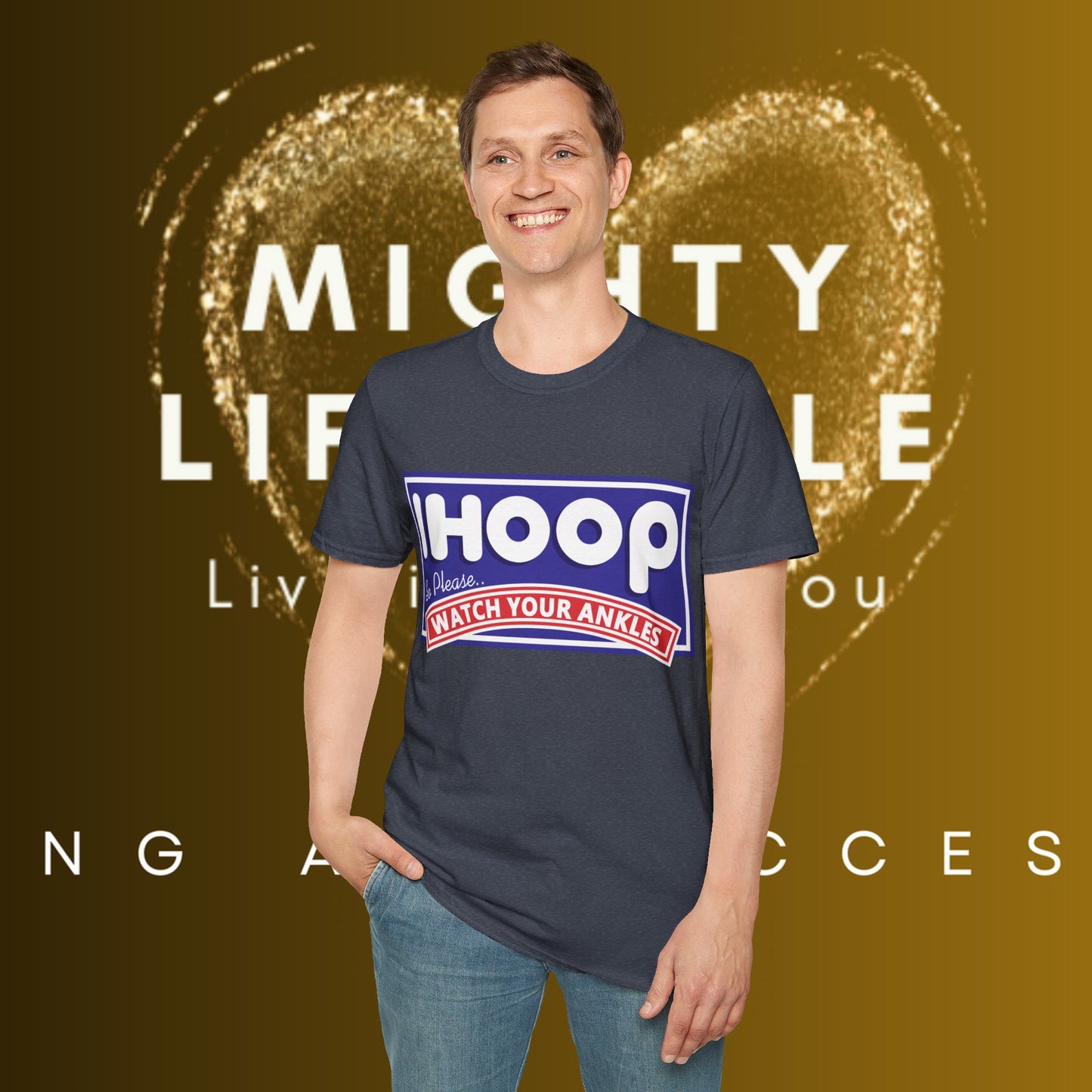 Basketball Shirt | IHoop Ankles Shirt | Sports Shirt | Gift for Baller | Baller Shirt | Mighty Lifestyle |  Softstyle T-Shirt