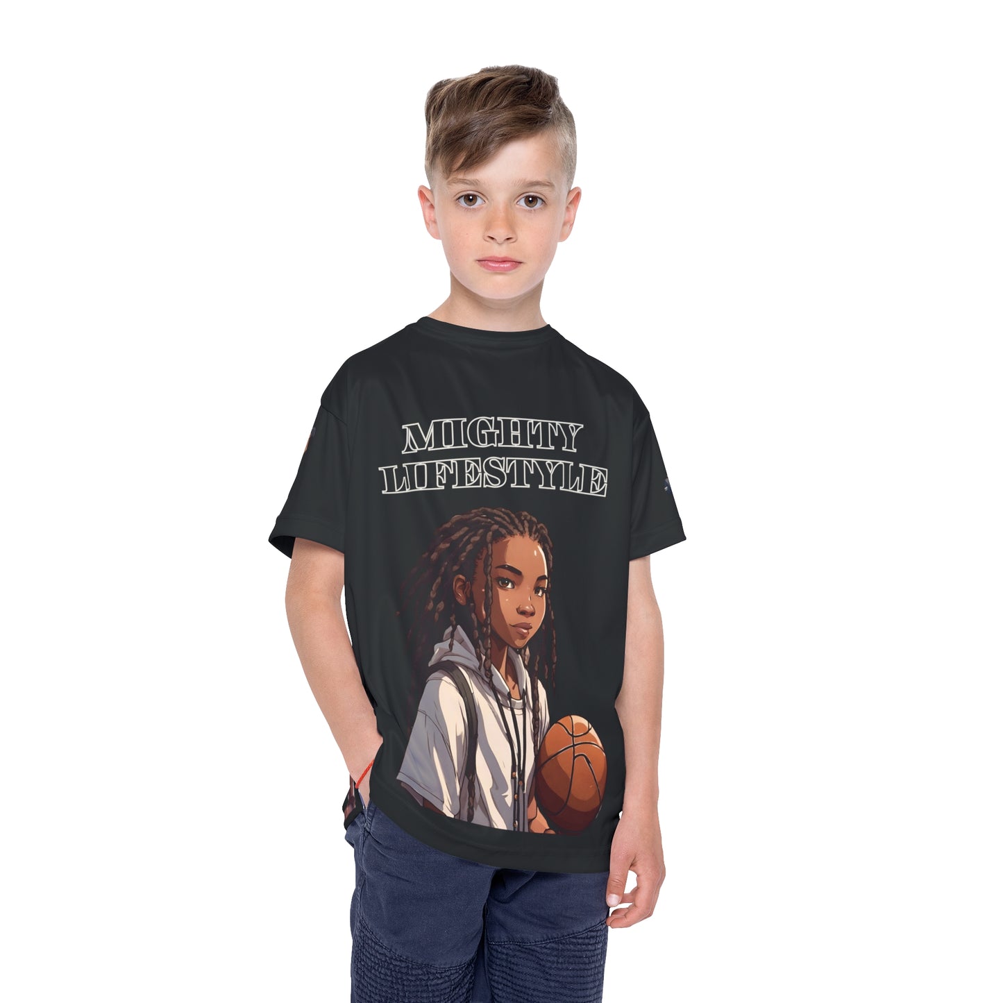 Youth Basketball Anime Jersey Shirt, Kids Sports Jersey | Mighty Lifestyle Basketball | Kid Basketball