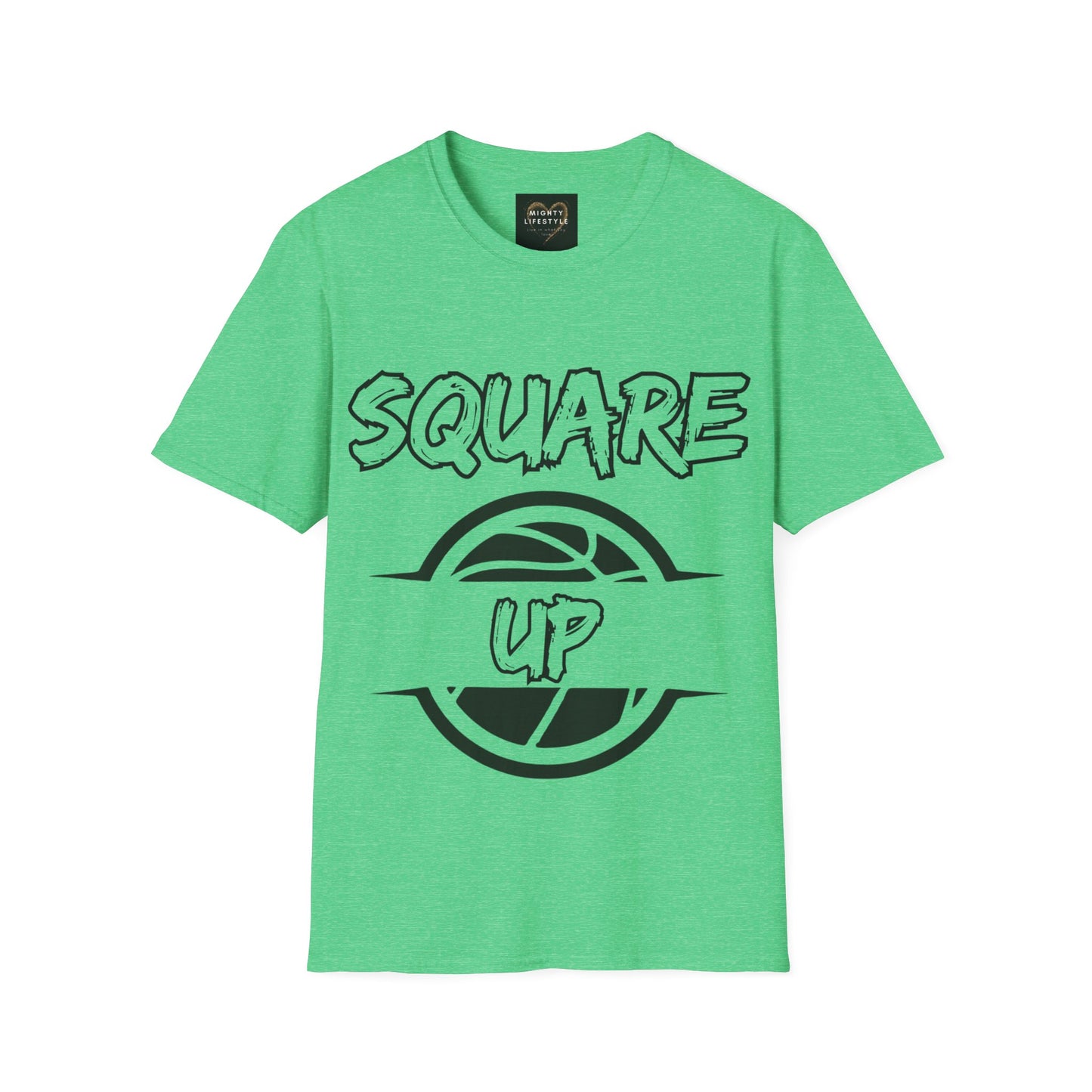 Square Up | Travel Basketball| AAU Basketball | Basketball Shirt |Basketball Mom| Basketball Dad |  Unisex Basketball Shirt | Sports Shirt | Baller Shirt | Mighty Lifestyle |  Softstyle T-Shirt