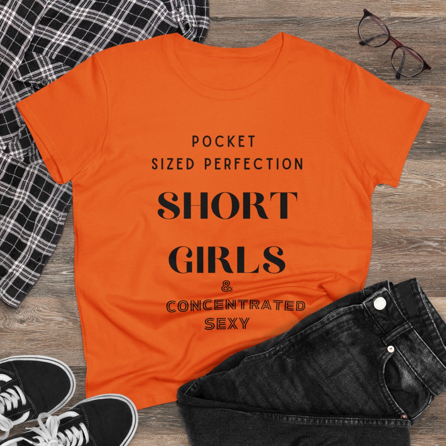 Short Girls Shirt | Women's Midweight Cotton Tee