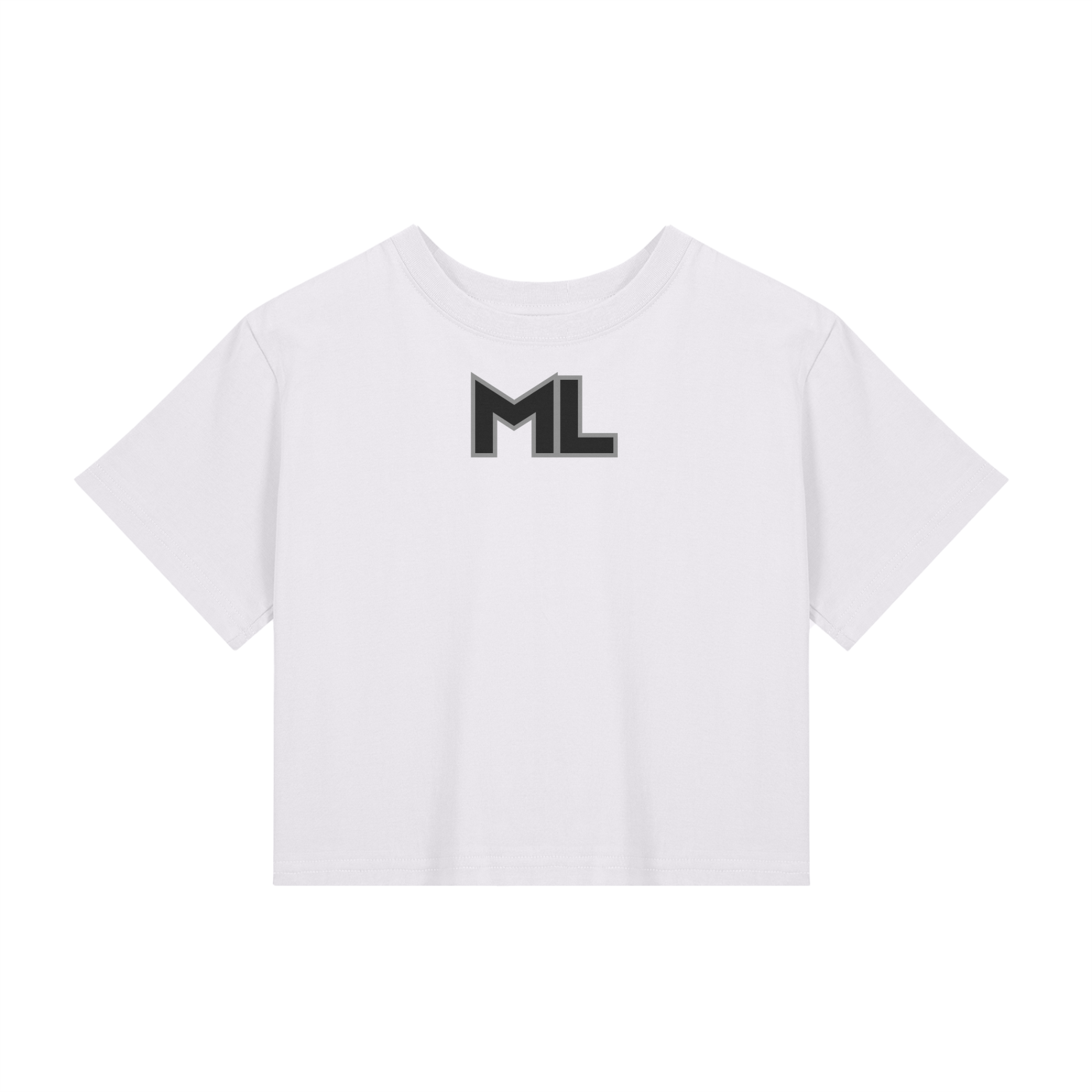 ML Crop Halter Baby Tee Seamless T-Shirt