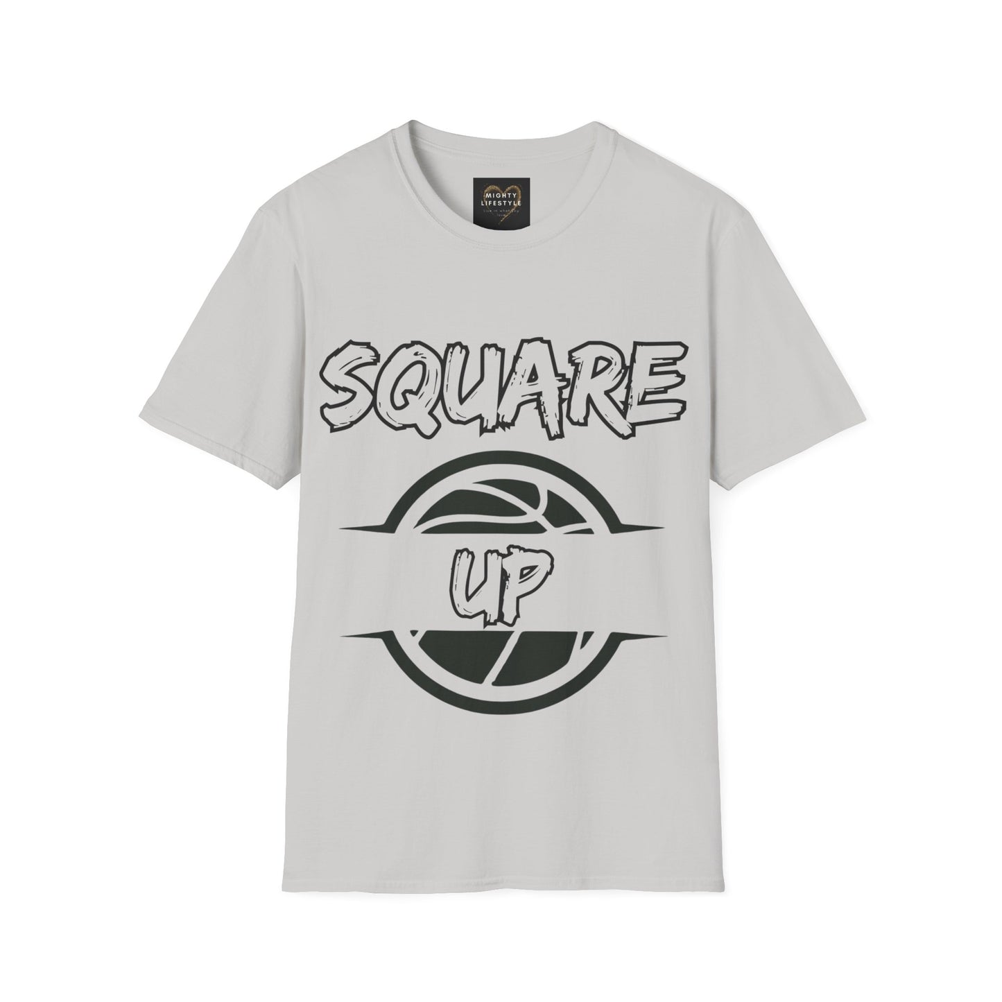 Square Up | Travel Basketball| AAU Basketball | Basketball Shirt |Basketball Mom| Basketball Dad |  Unisex Basketball Shirt | Sports Shirt | Baller Shirt | Mighty Lifestyle |  Softstyle T-Shirt