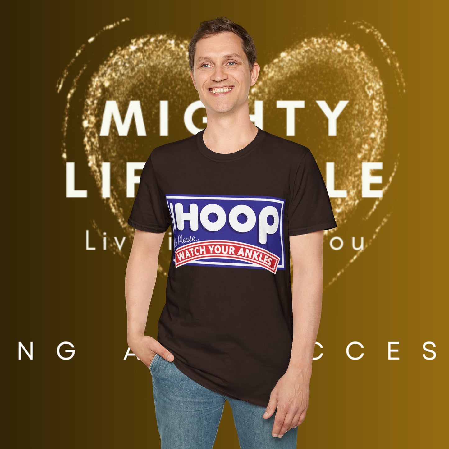 Basketball Shirt | IHoop Ankles Shirt | Sports Shirt | Gift for Baller | Baller Shirt | Mighty Lifestyle |  Softstyle T-Shirt