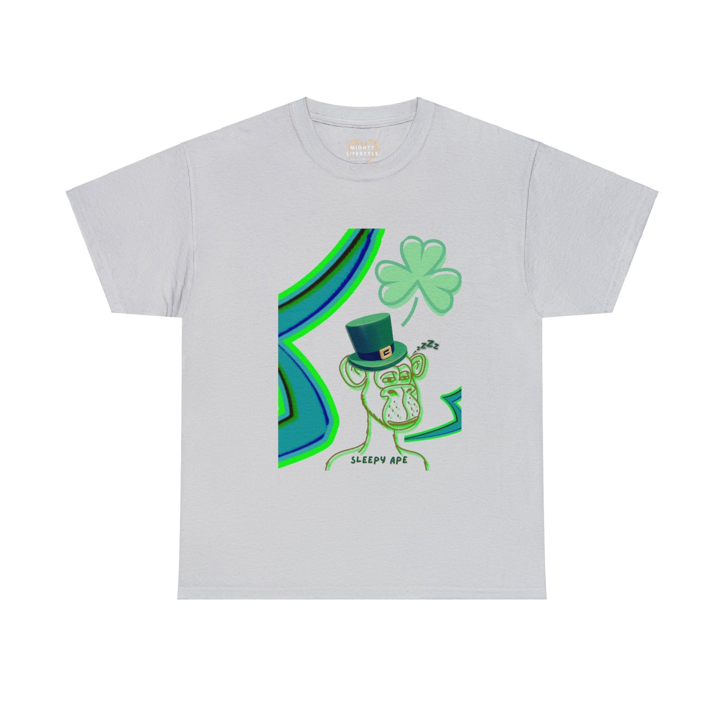 St Patrick's Sleepy Ape Shirt, St Patrick's Day Shirt, Lucky Shirt, Shirt for Spring, Gift for St Patty