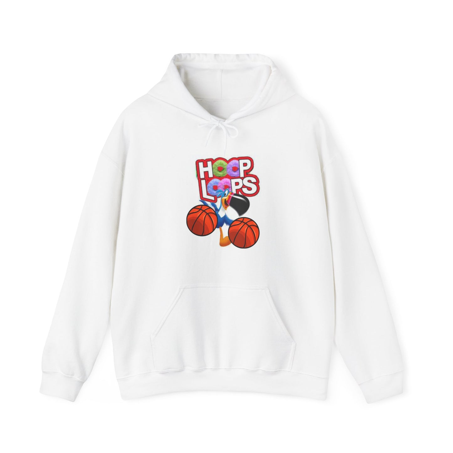 Mighty Lifestyle Basketball Loops Hoodie, Hoops Basketball Hoodie, Unisex Heavy Blend™ Hooded Sweatshirt