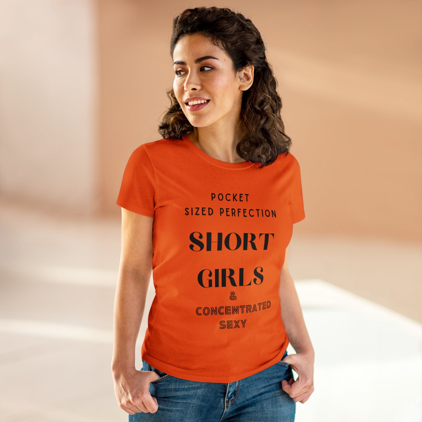 Short Girls Shirt | Women's Midweight Cotton Tee