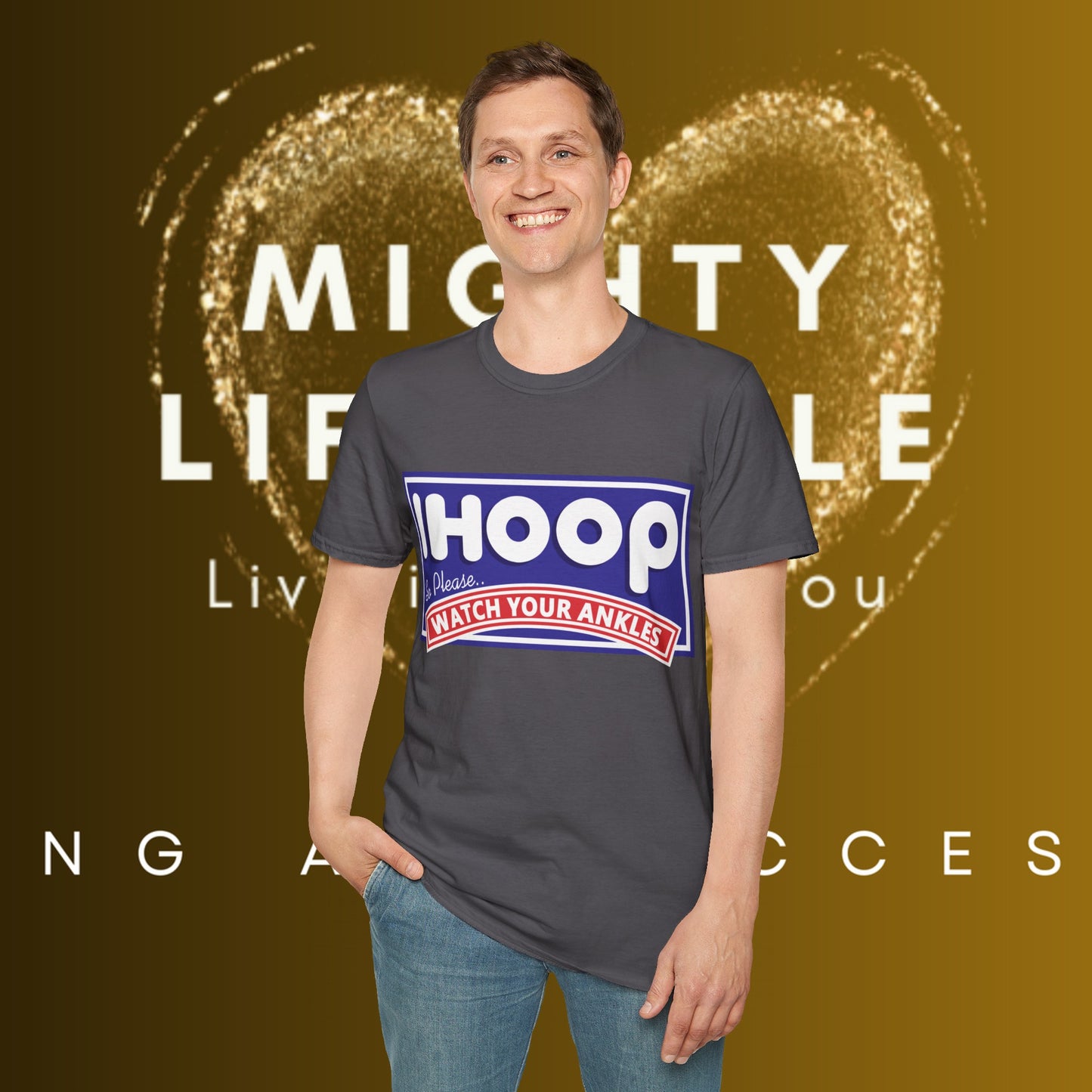 Basketball Shirt | IHoop Ankles Shirt | Sports Shirt | Gift for Baller | Baller Shirt | Mighty Lifestyle |  Softstyle T-Shirt