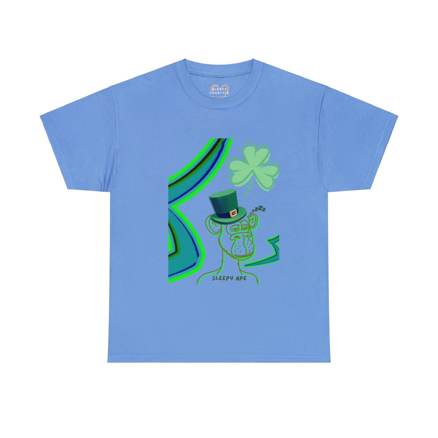 St Patrick's Sleepy Ape Shirt, St Patrick's Day Shirt, Lucky Shirt, Shirt for Spring, Gift for St Patty